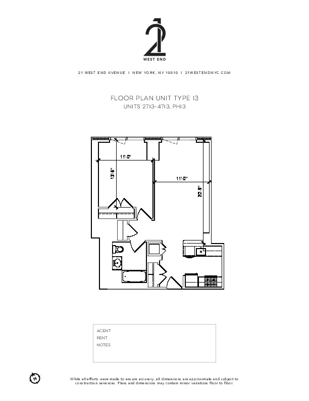 Floor plan layout diagram