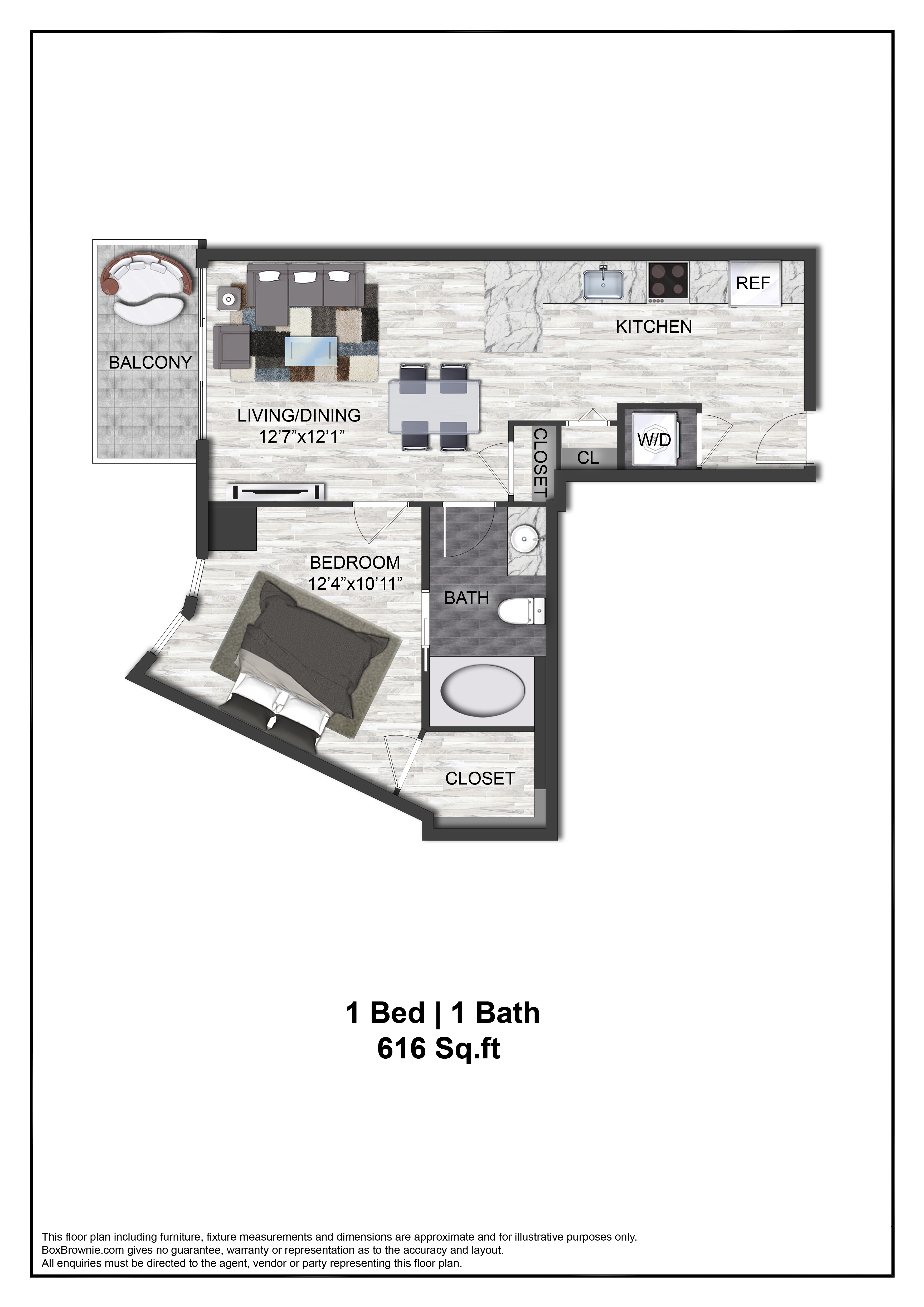 Floor plan layout diagram for A1
