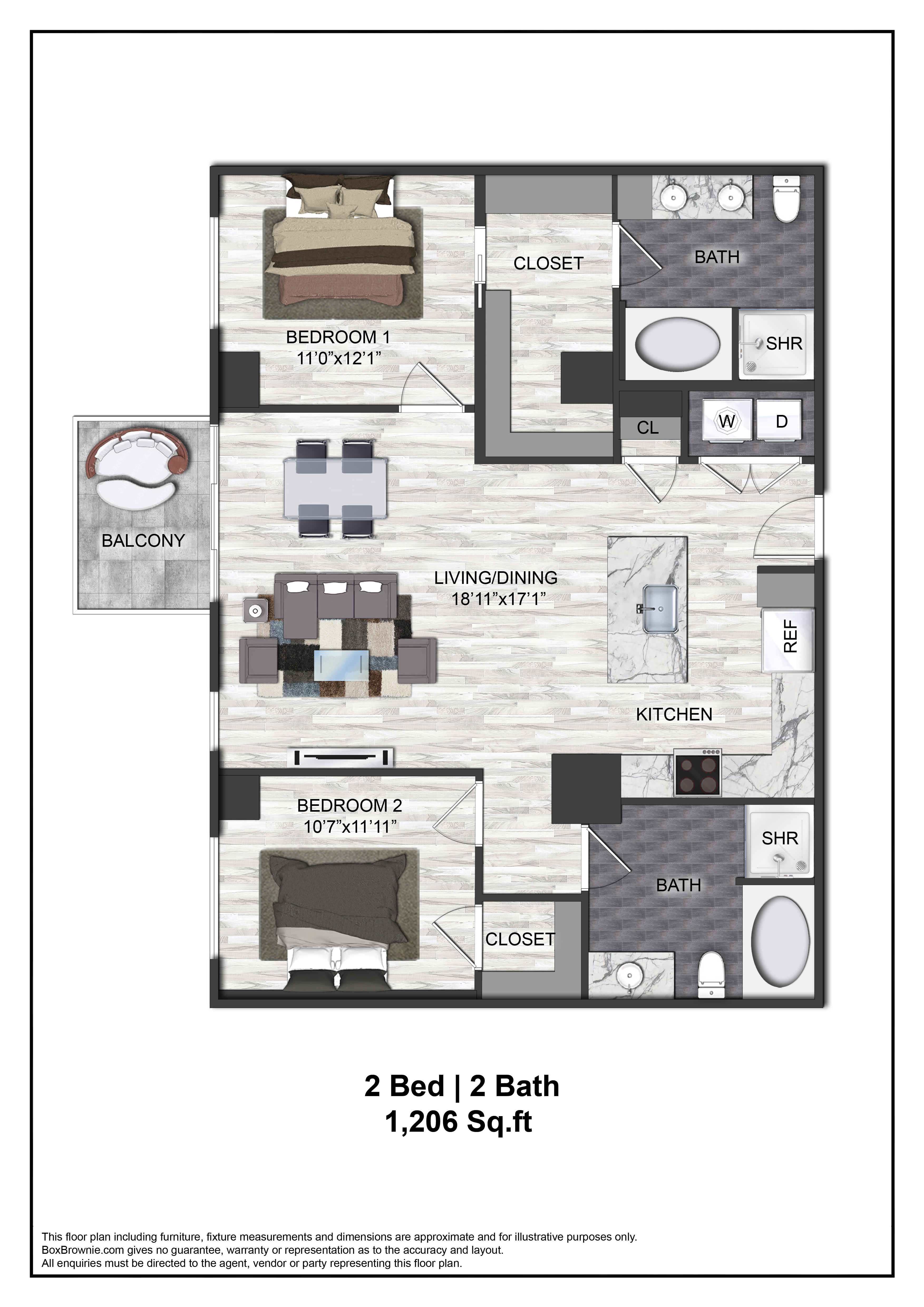 Floor plan layout diagram for B4