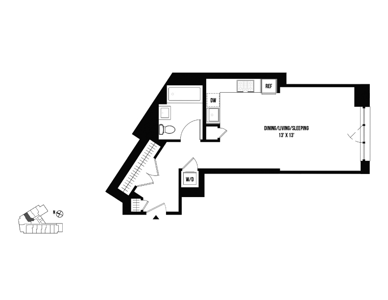 Floor plan layout diagram