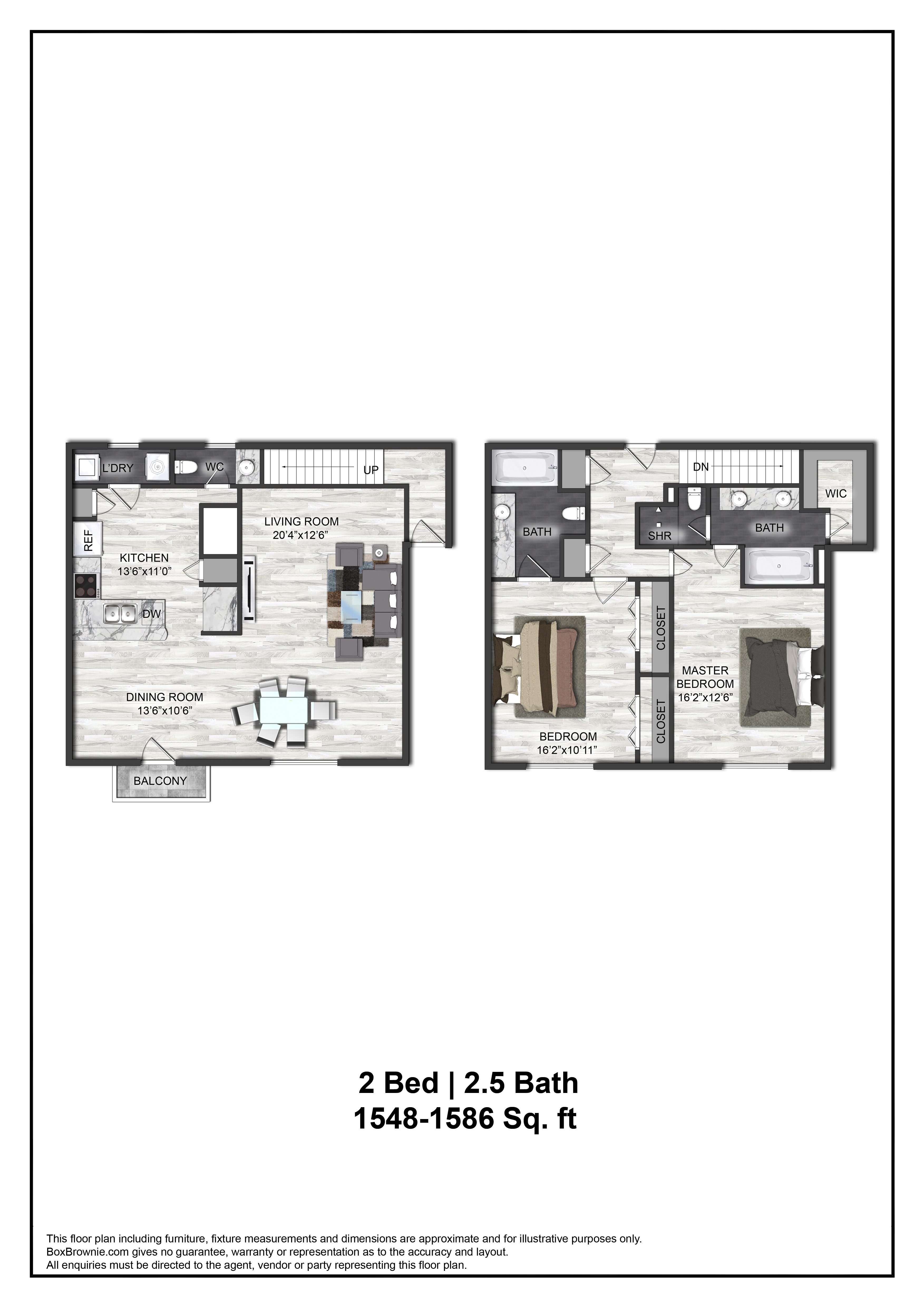 Floor plan layout diagram for B6TH