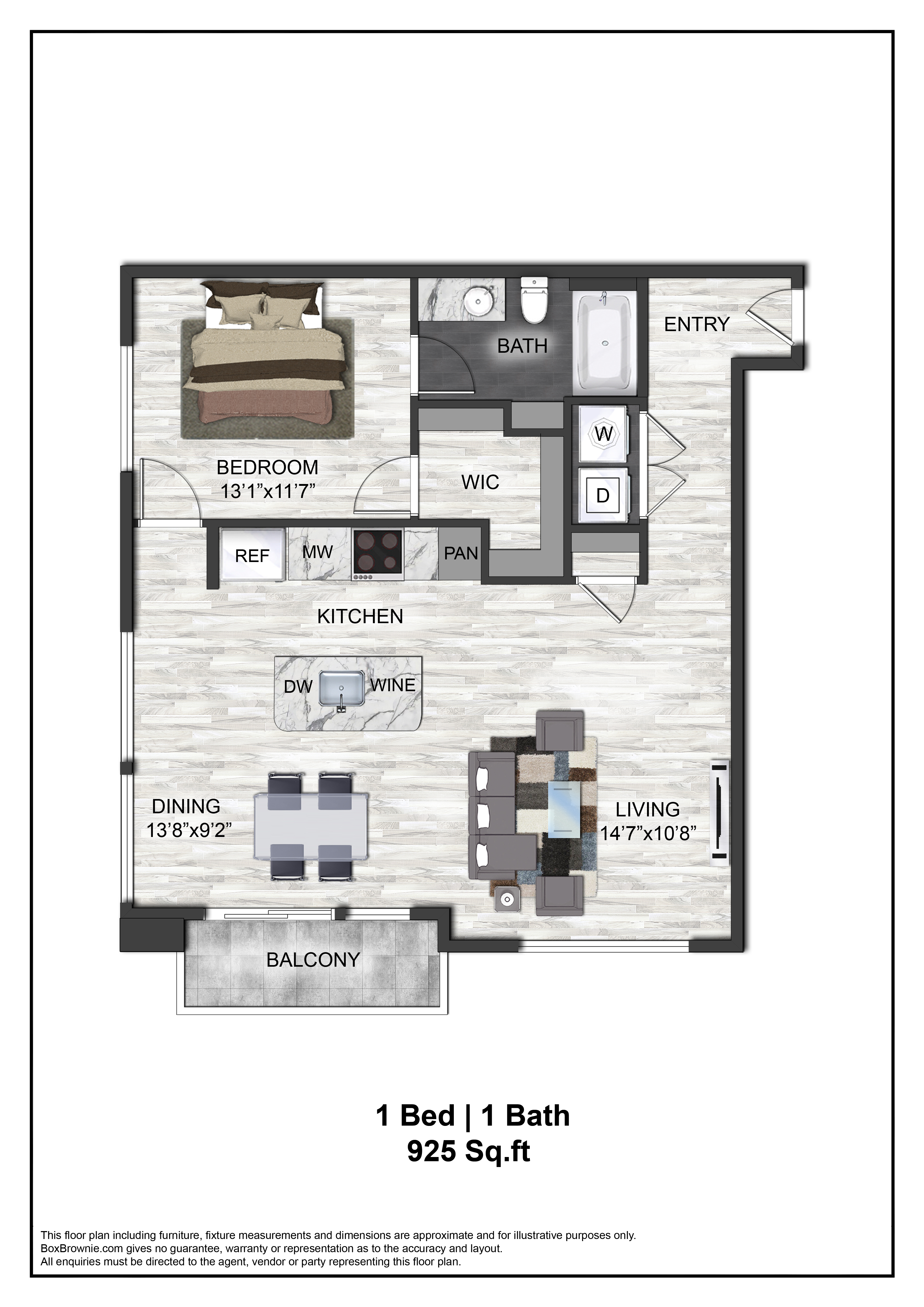 Floor plan layout diagram for A12