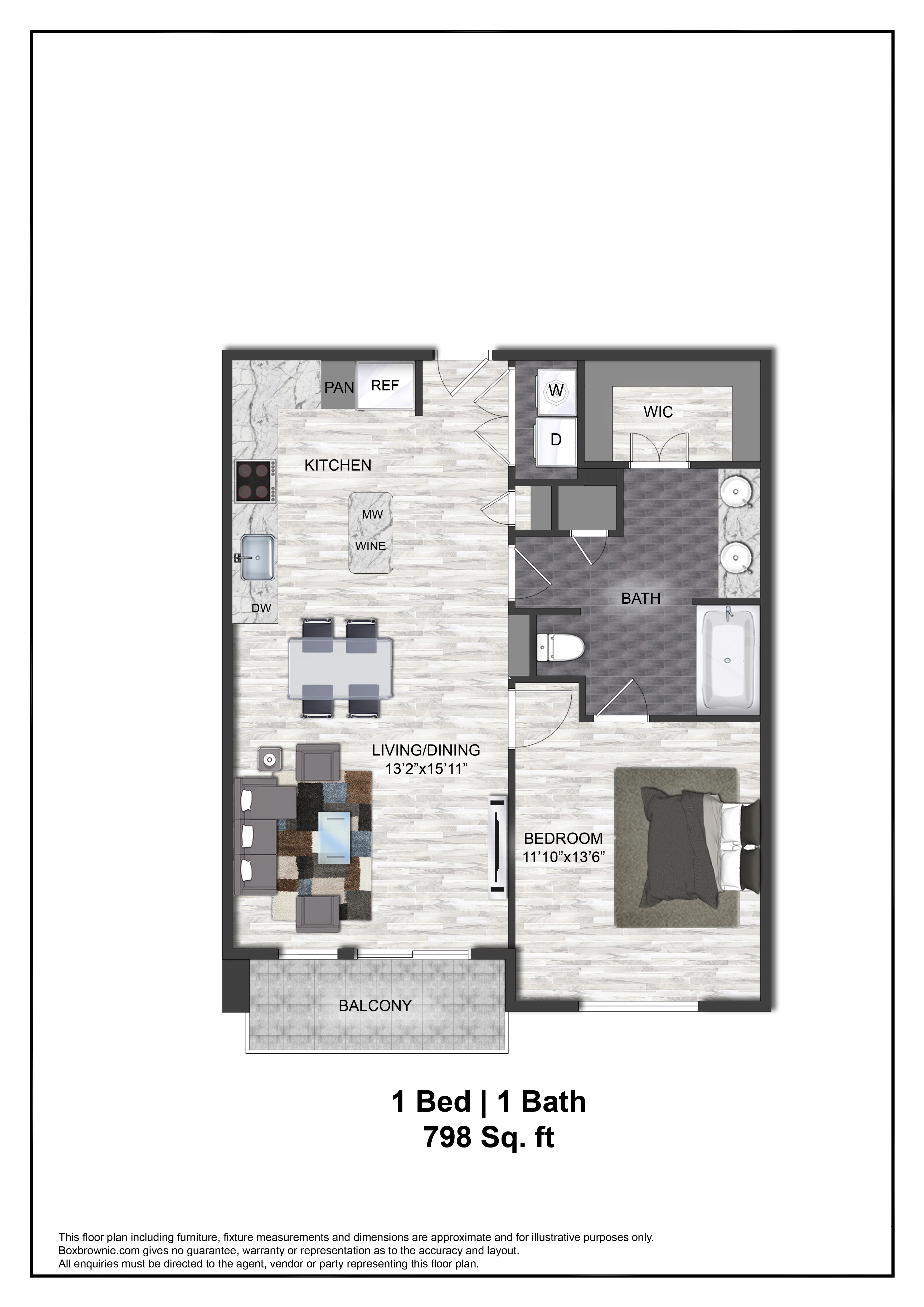 Floor plan layout diagram for A8