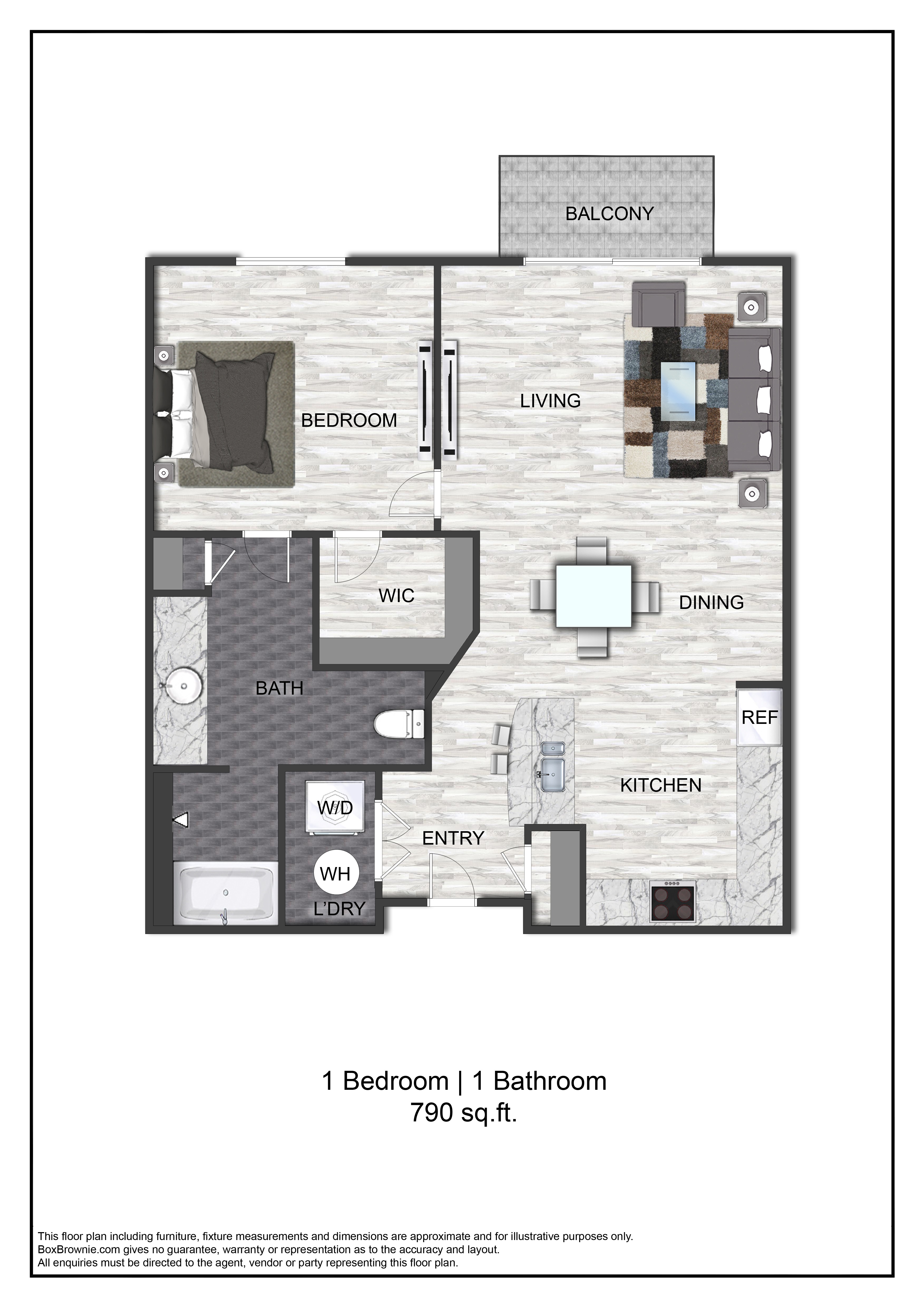 Floor plan layout diagram for A3