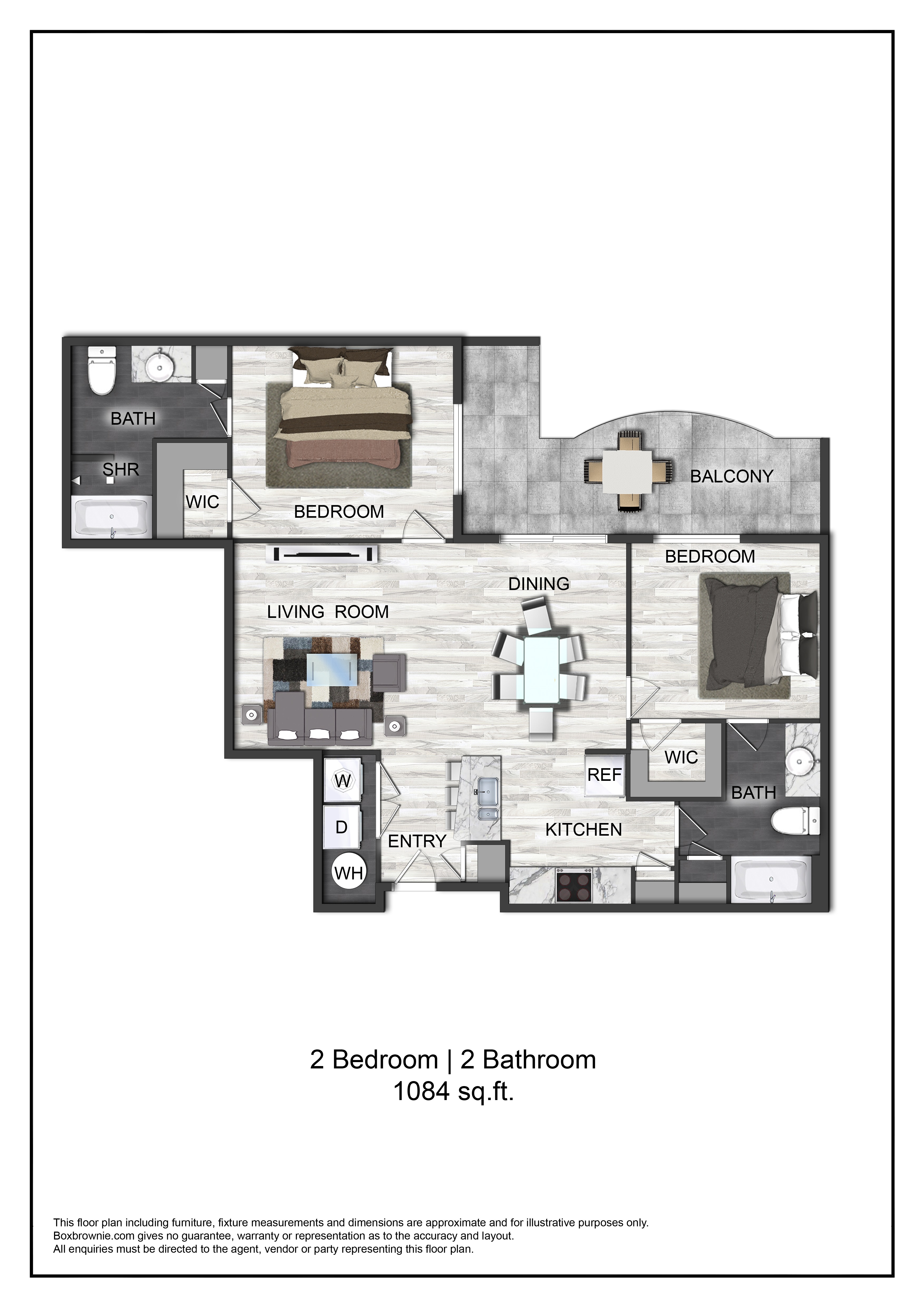 Floor plan layout diagram for B3