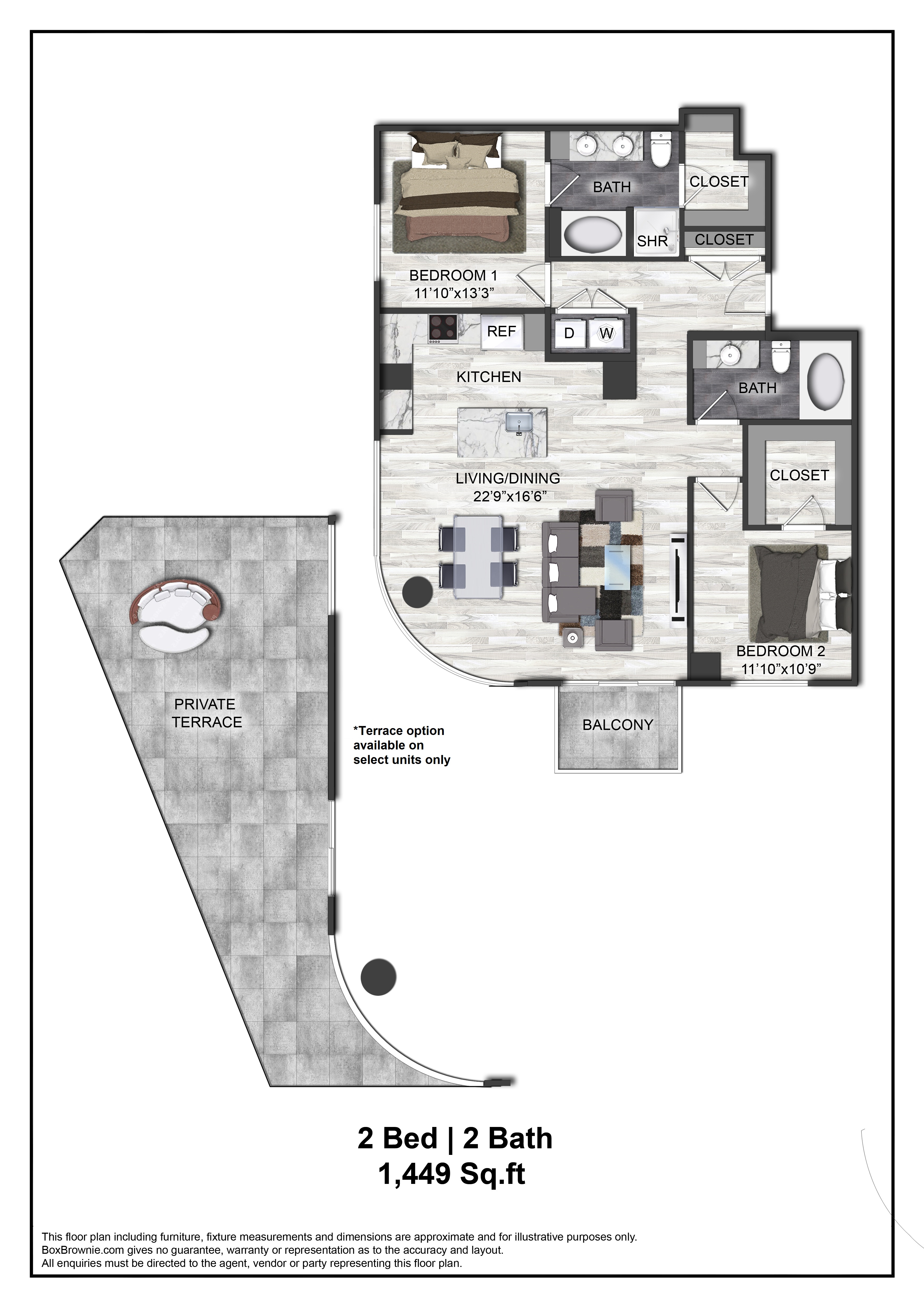 Floor plan layout diagram for B6