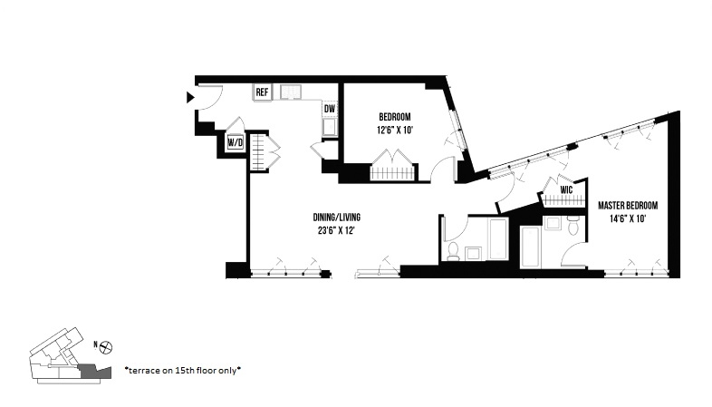 Floor plan layout diagram