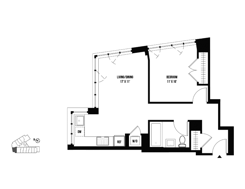 Floor plan layout diagram