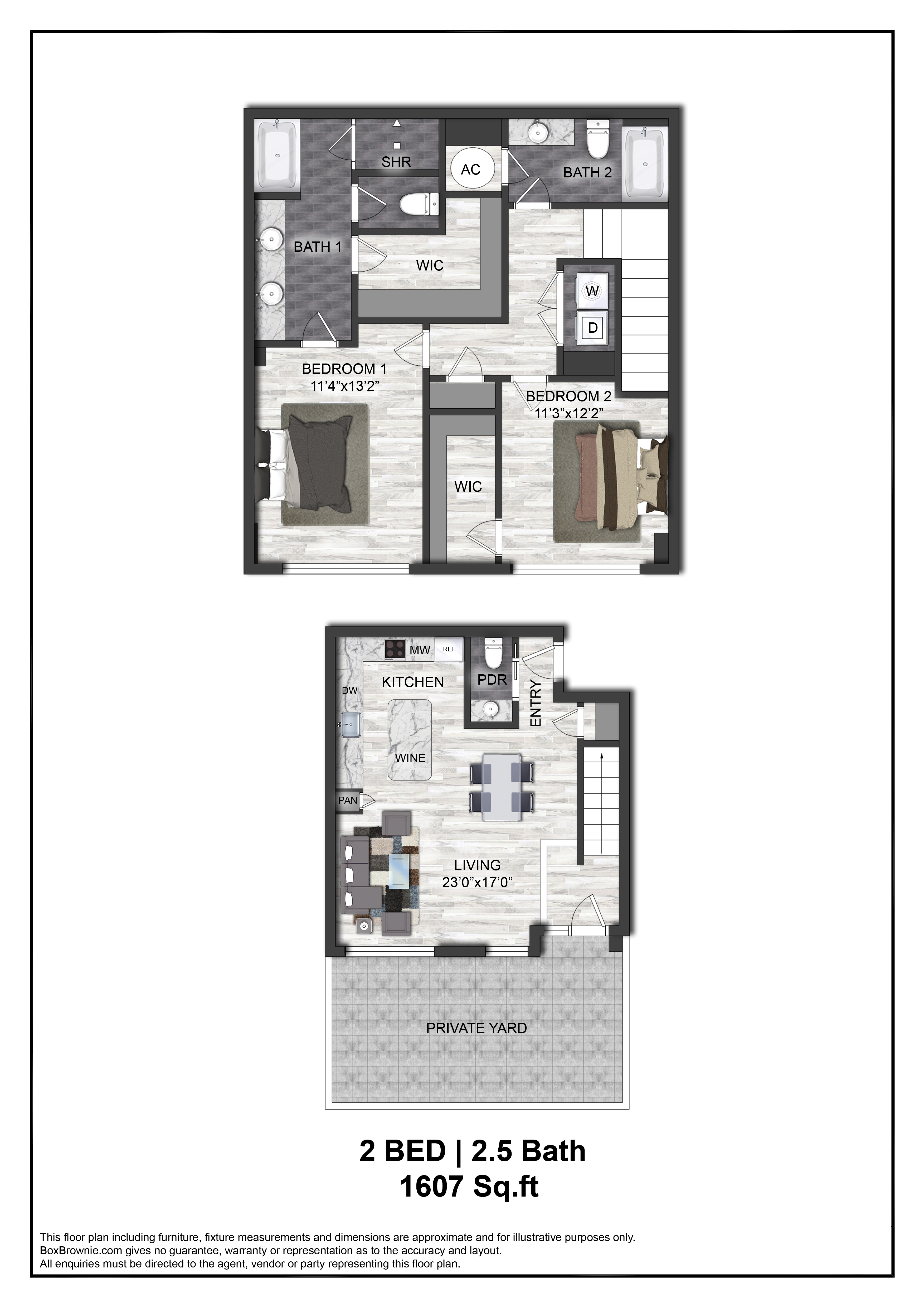 Floor plan layout diagram for B10TH