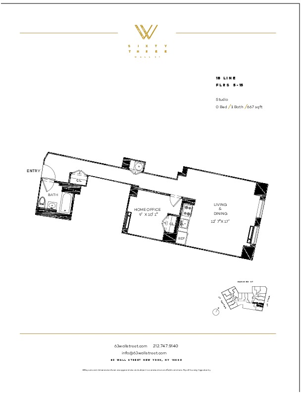 Floor plan layout diagram