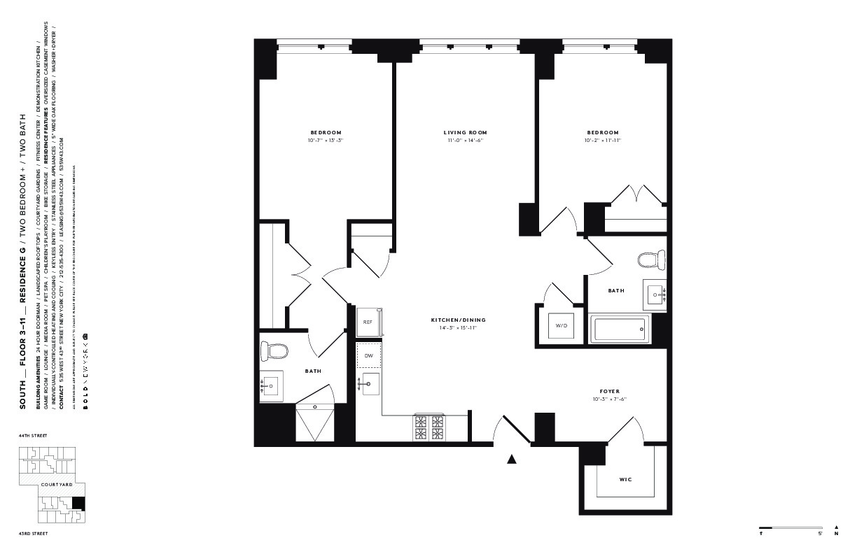 535 W 43rd St, #SOUTH-9G
