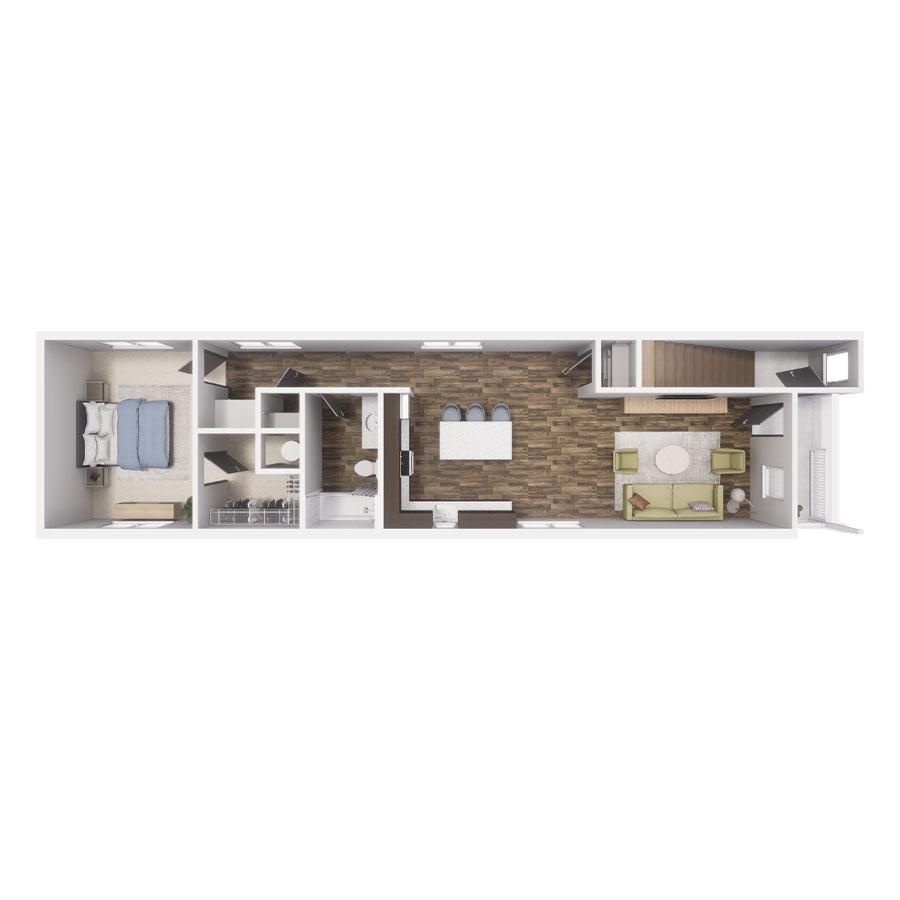 1 x 1- A3 779 SQ FT floorplan