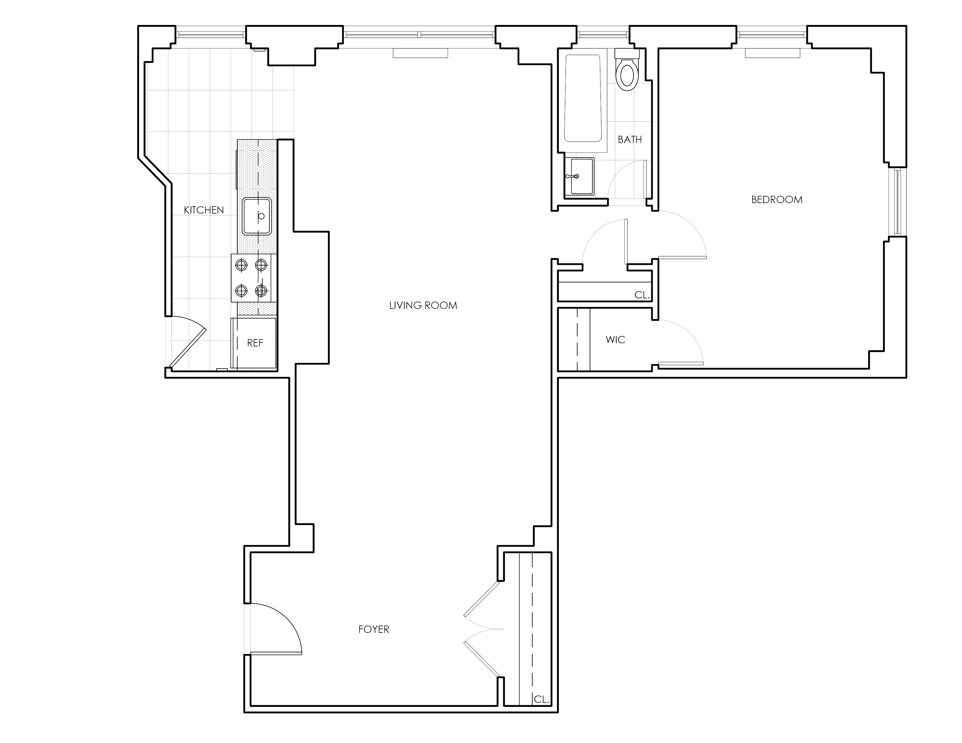 Floor plan layout diagram