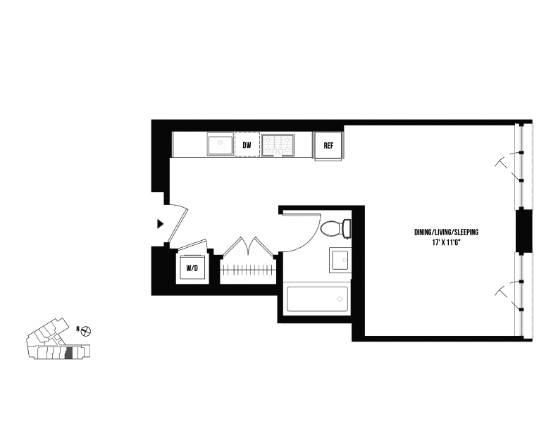Floor plan layout diagram