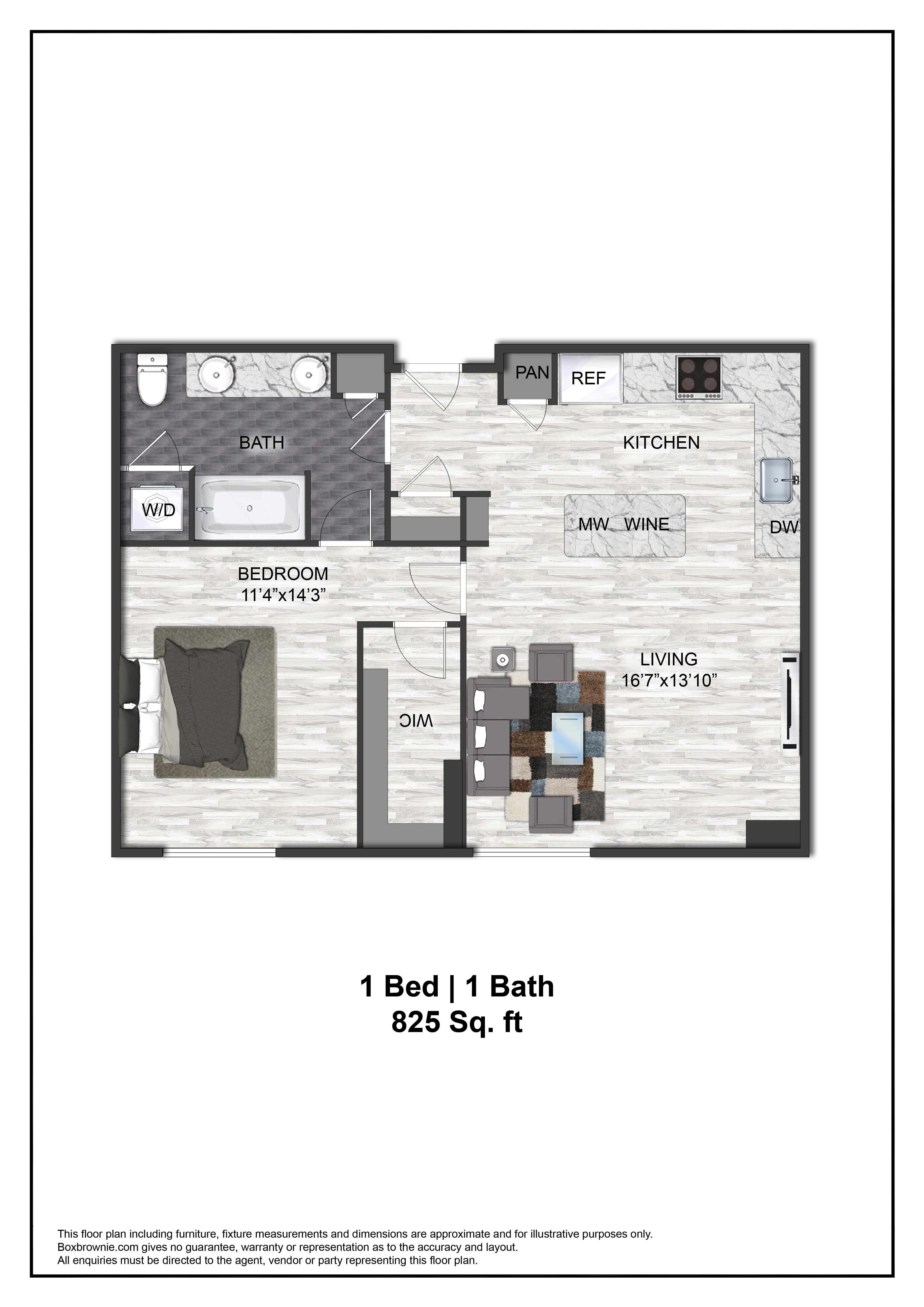 Floor plan layout diagram for A10