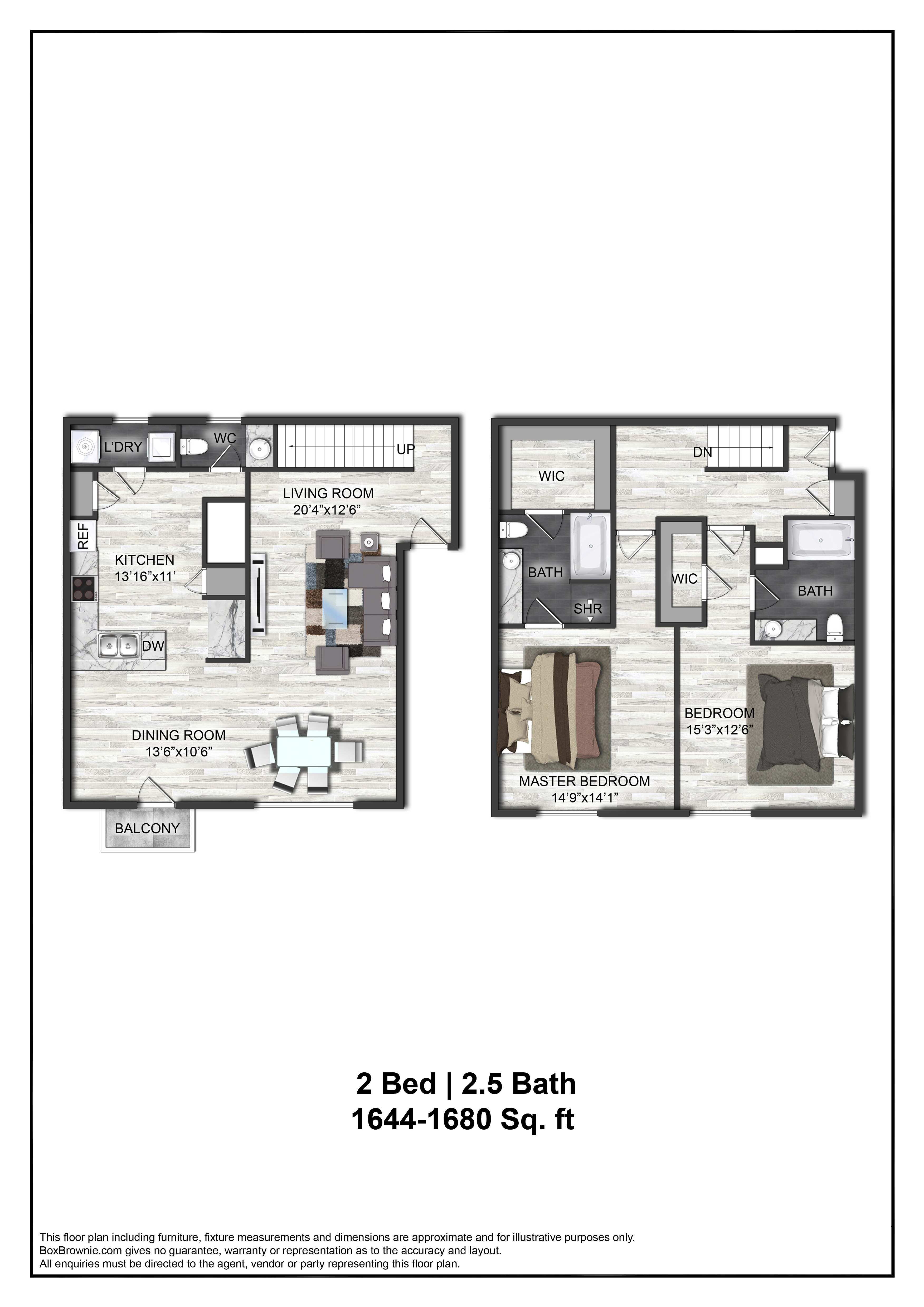 Floor plan layout diagram for B8TH