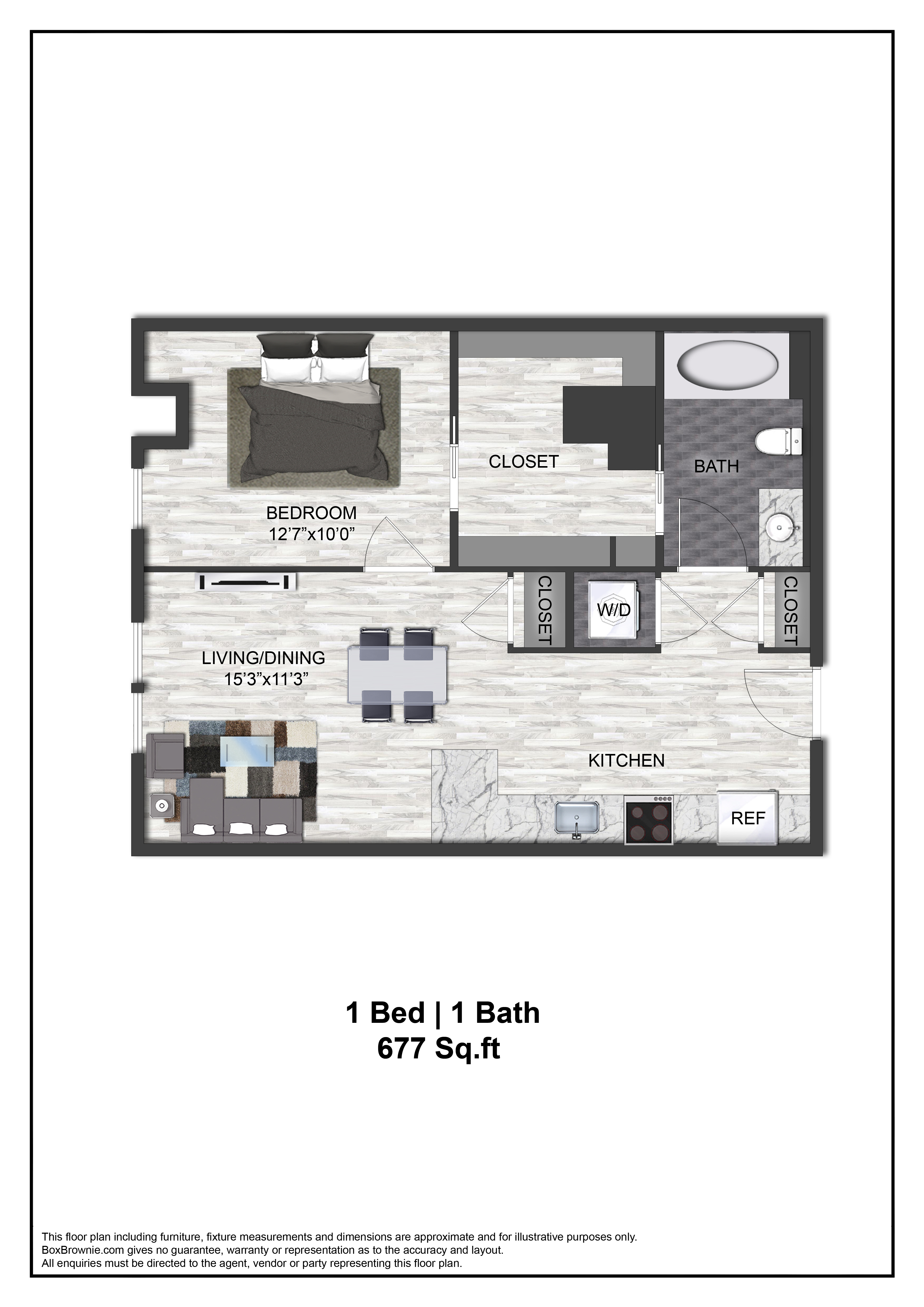 Floor plan layout diagram for A3