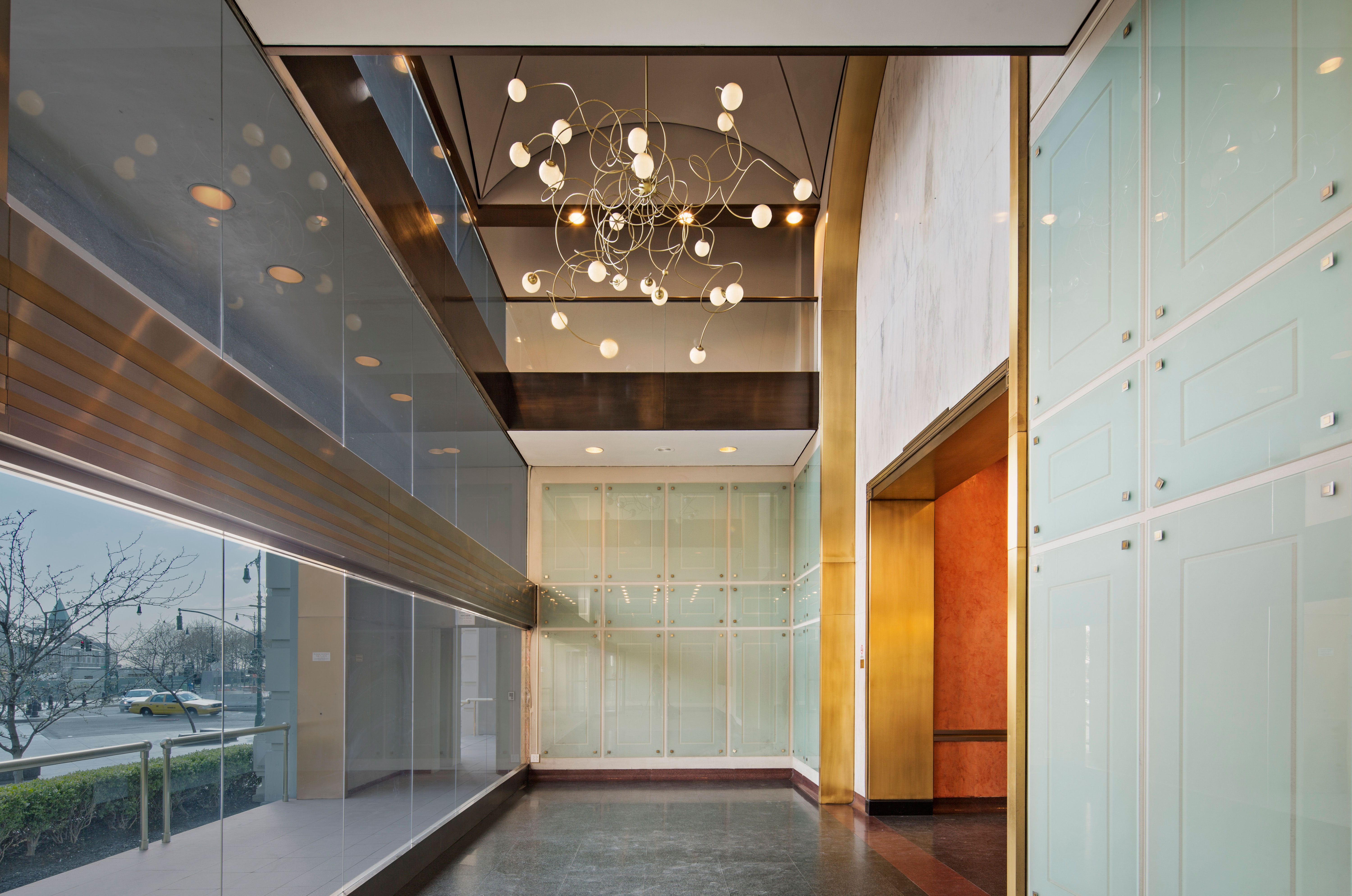 the inside of a building