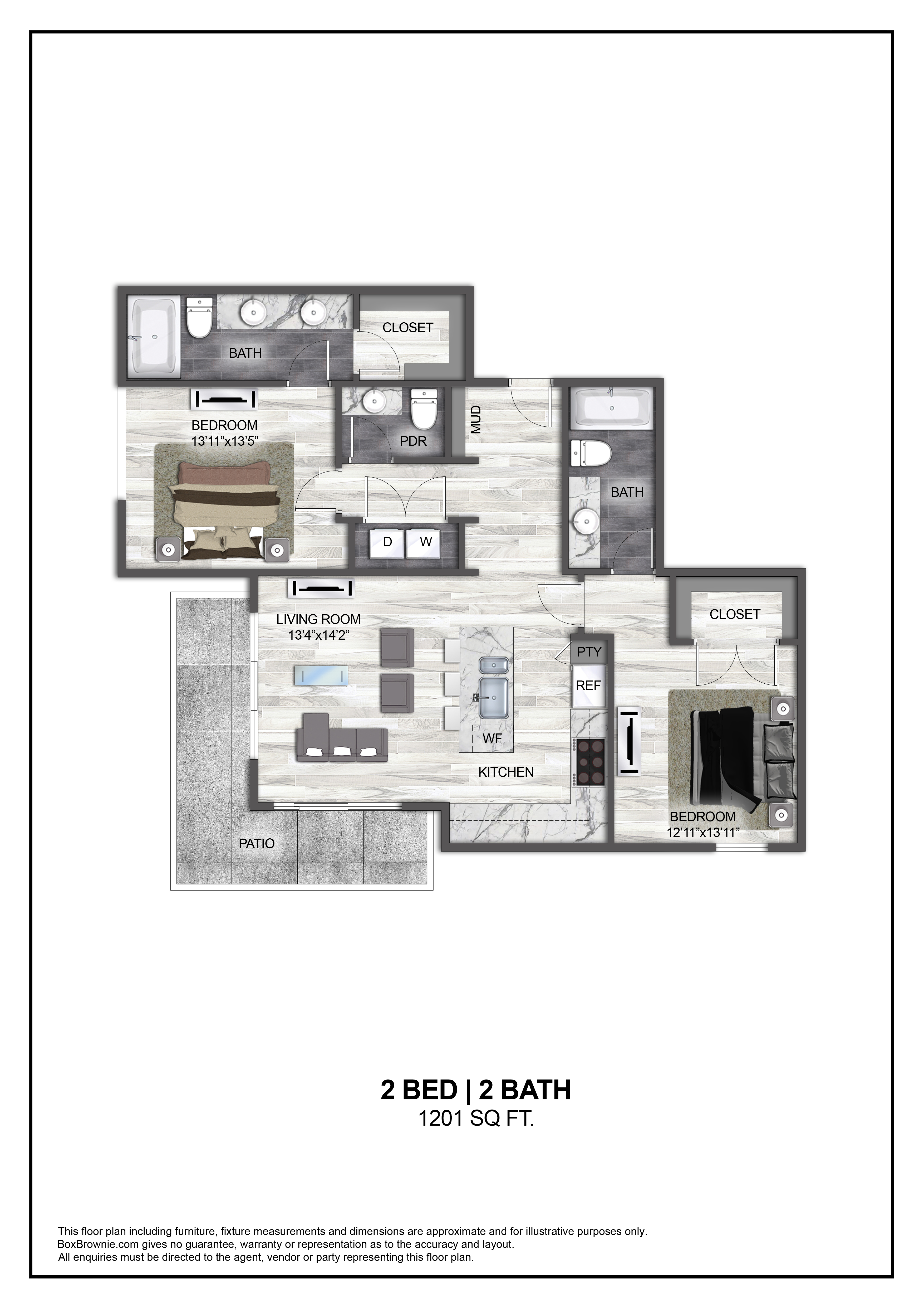 Floor plan layout diagram for B5