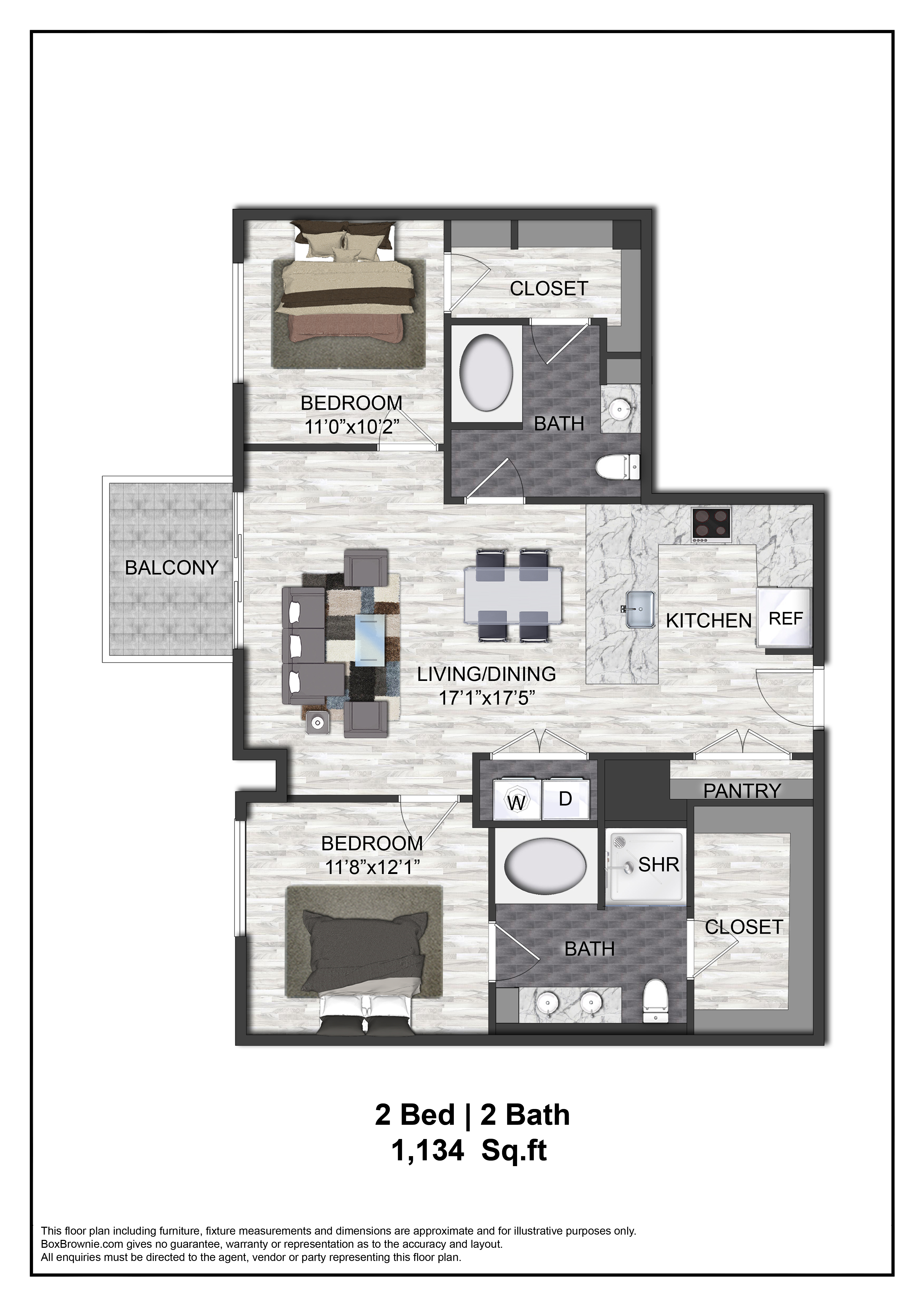 Floor plan layout diagram for B1