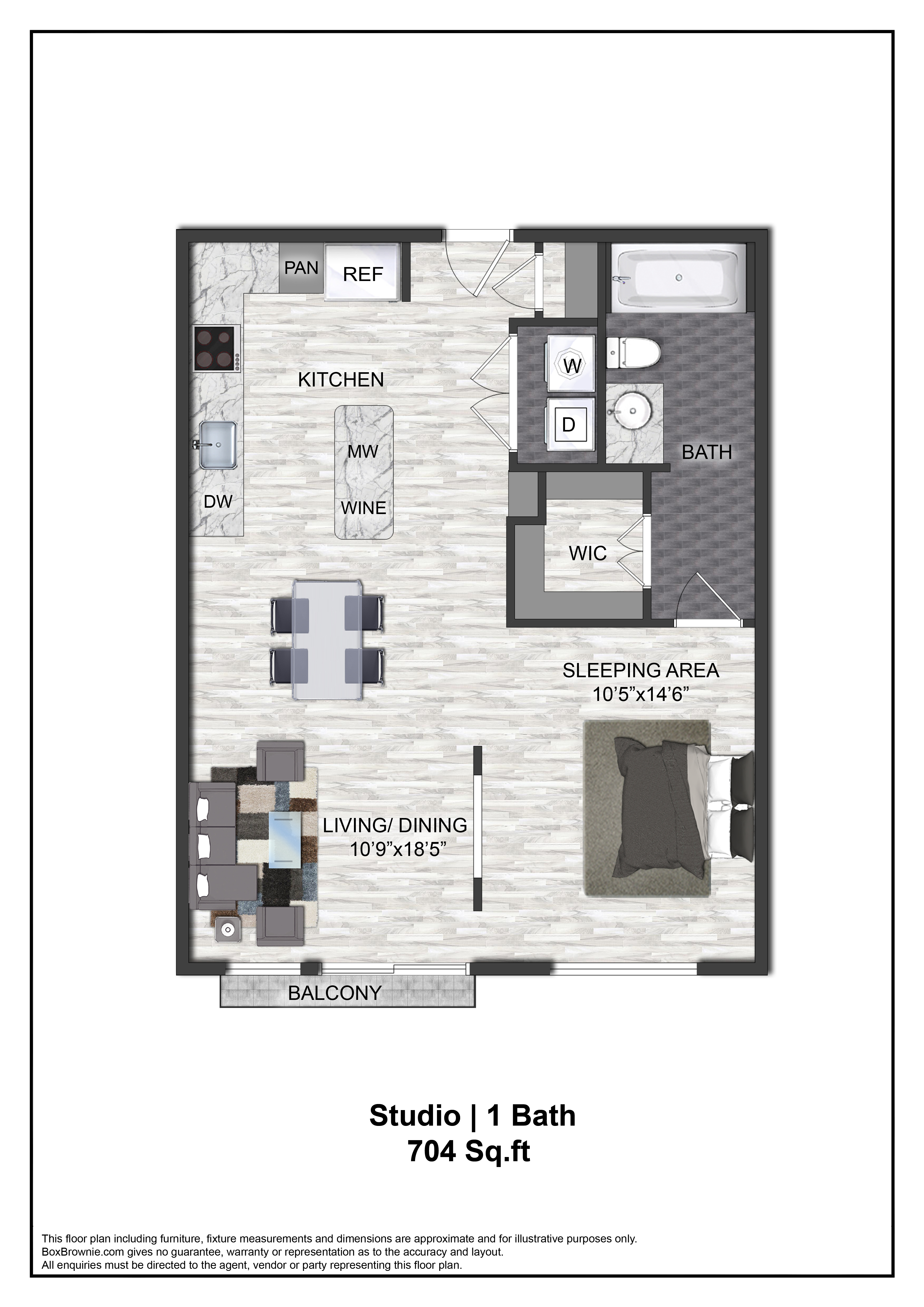 Floor plan layout diagram for E5