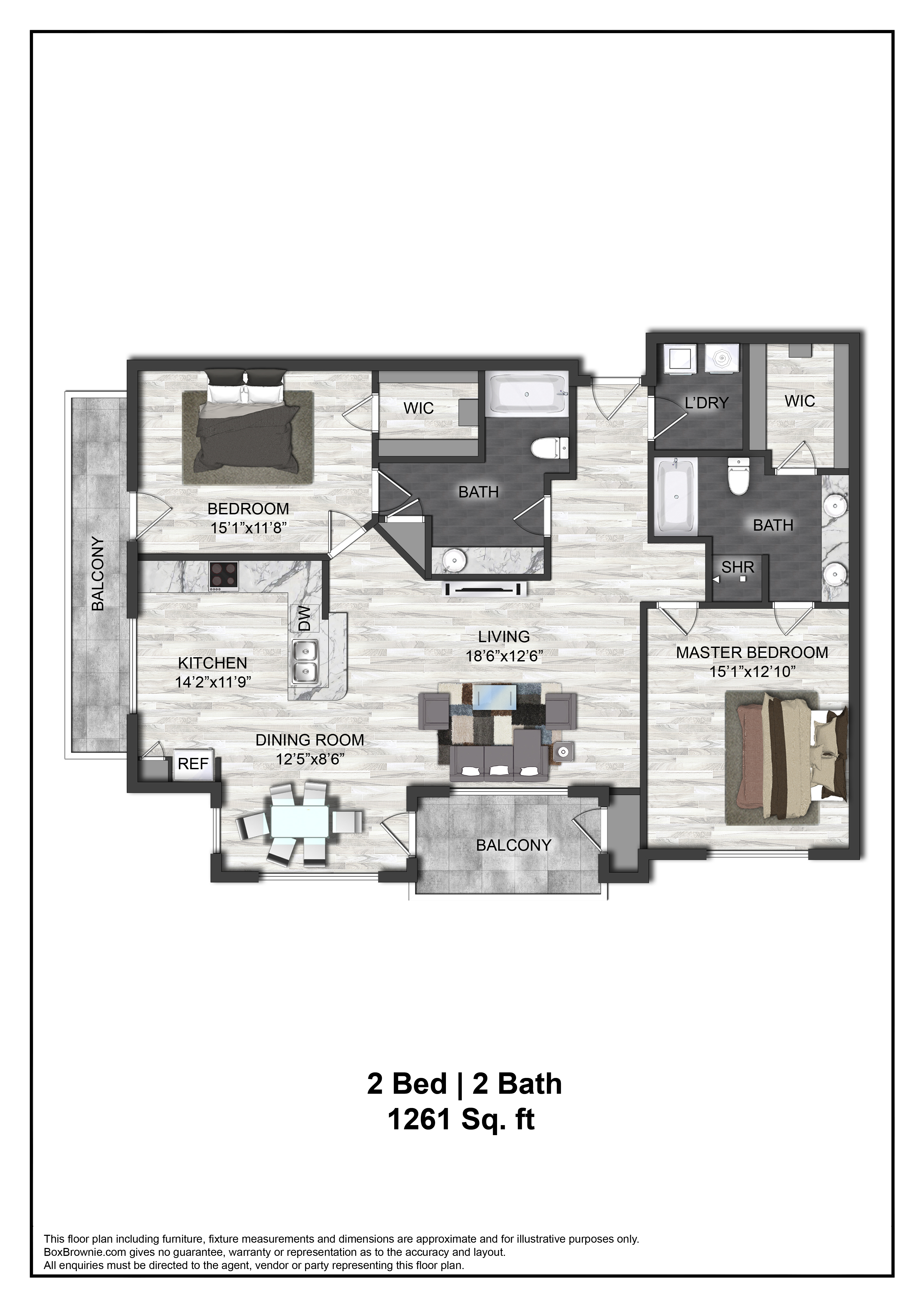 Floor plan layout diagram for B2