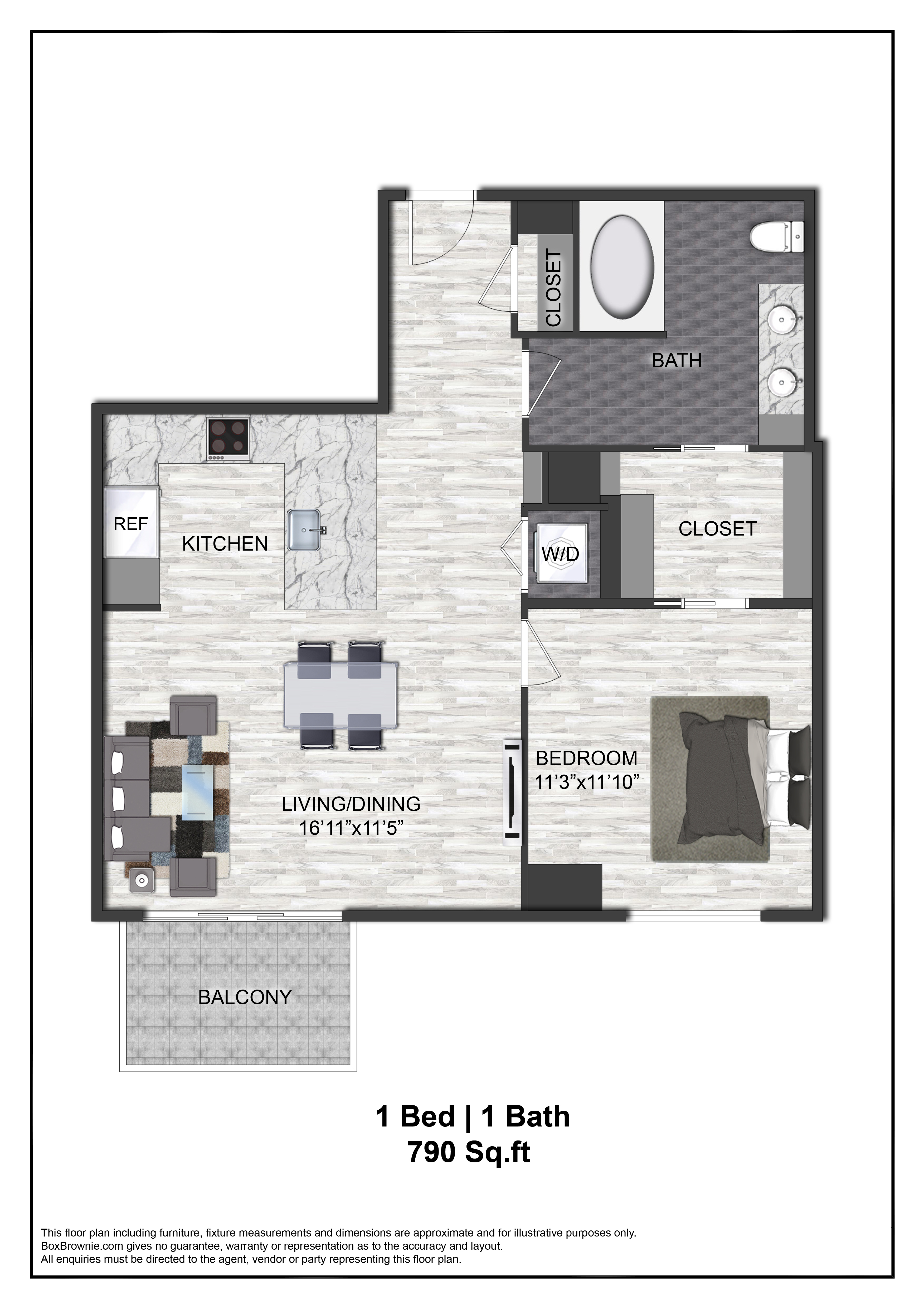 Floor plan layout diagram for A9