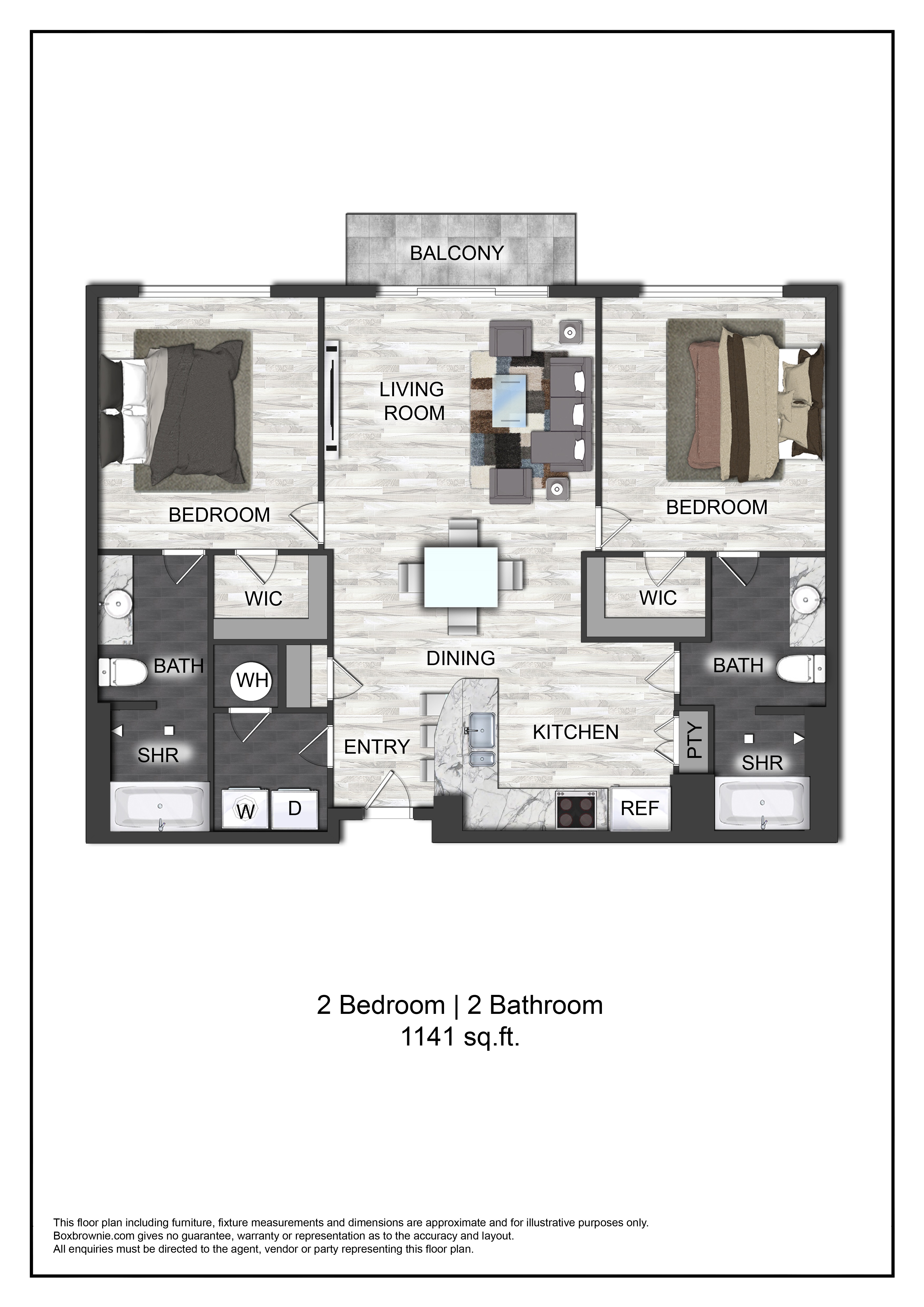 Floor plan layout diagram for B4