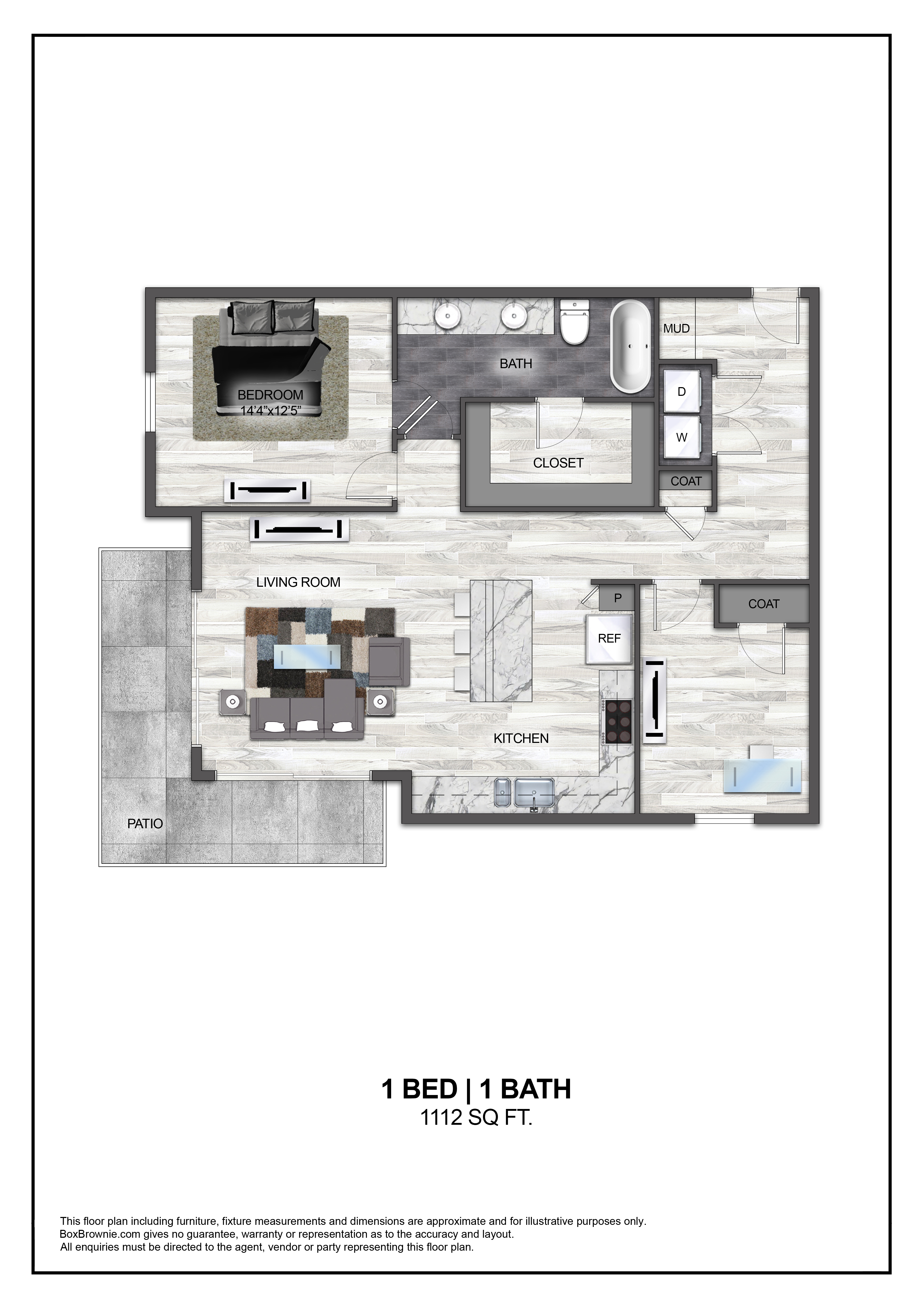Floor plan layout diagram for A16
