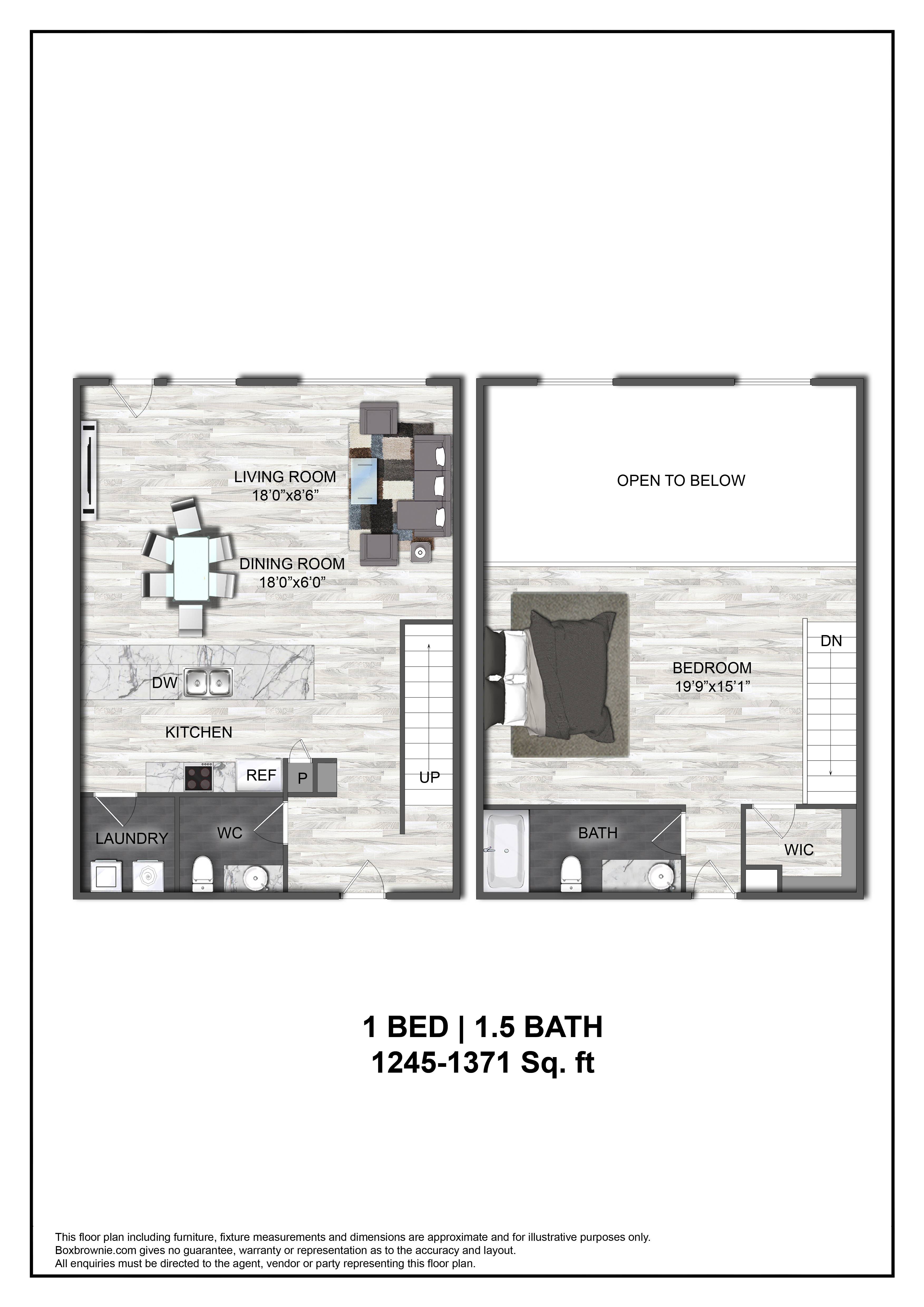 Floor plan layout diagram for A9L
