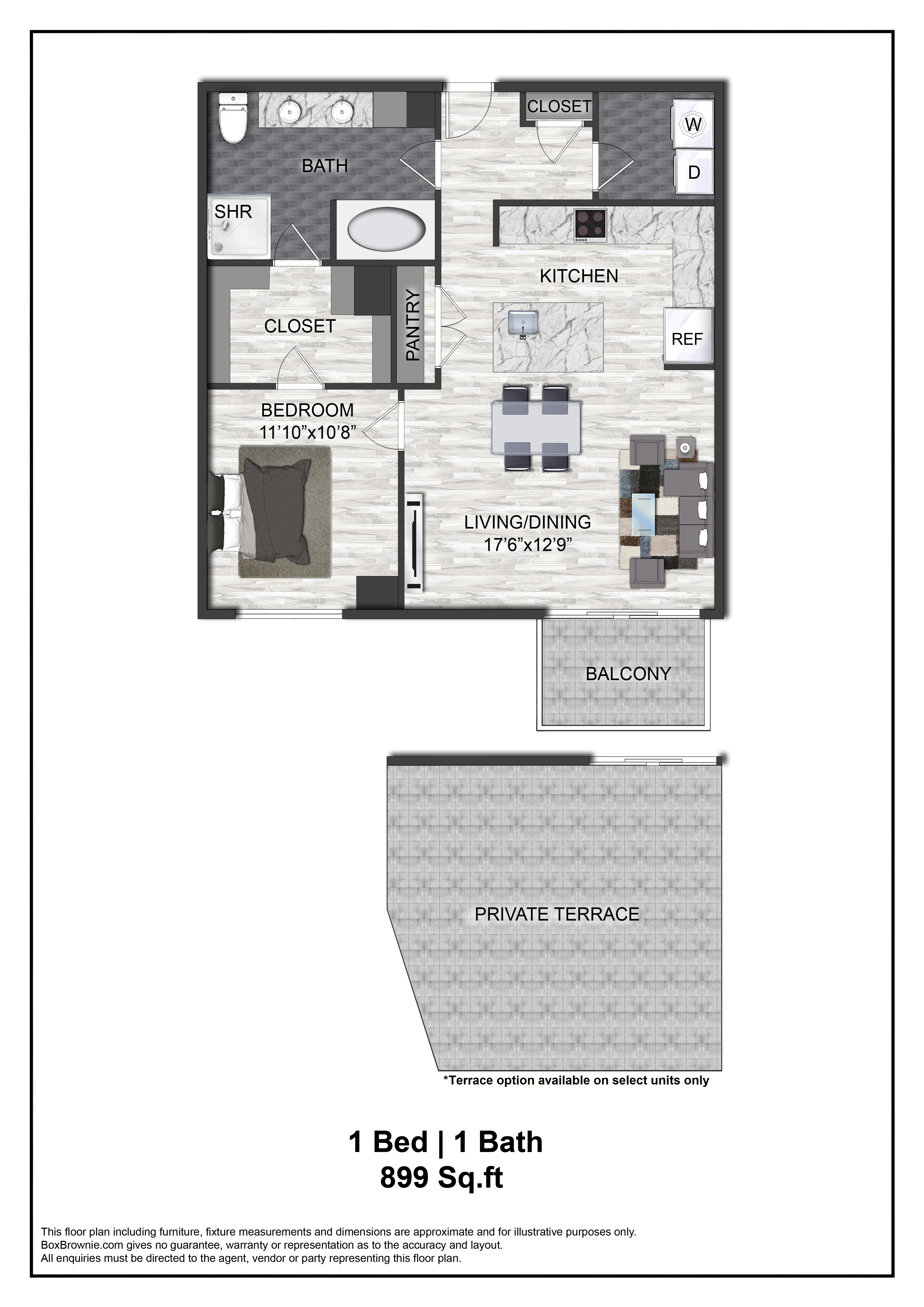 Floor plan layout diagram for A12