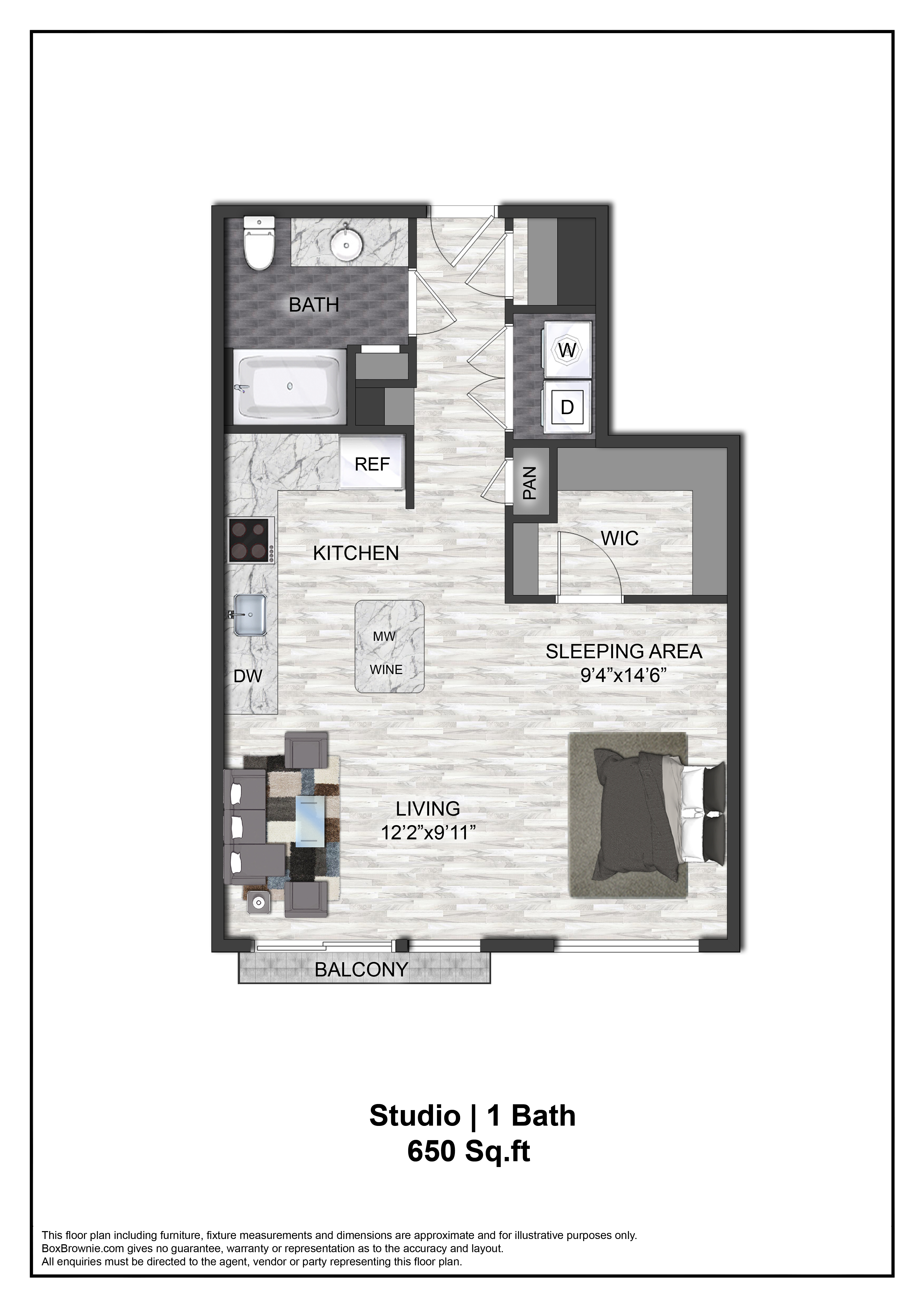 Floor plan layout diagram for E3