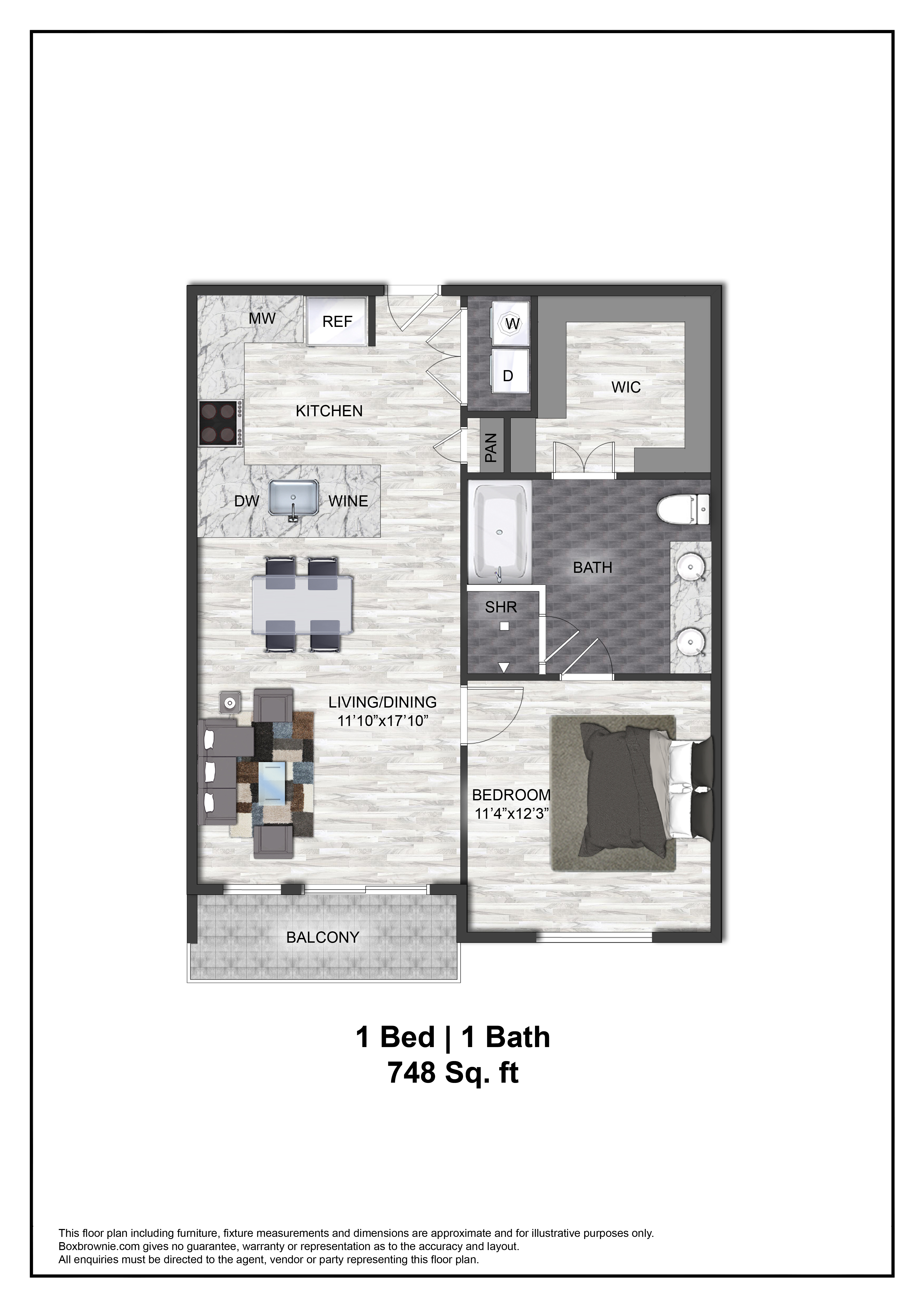 Floor plan layout diagram for A3