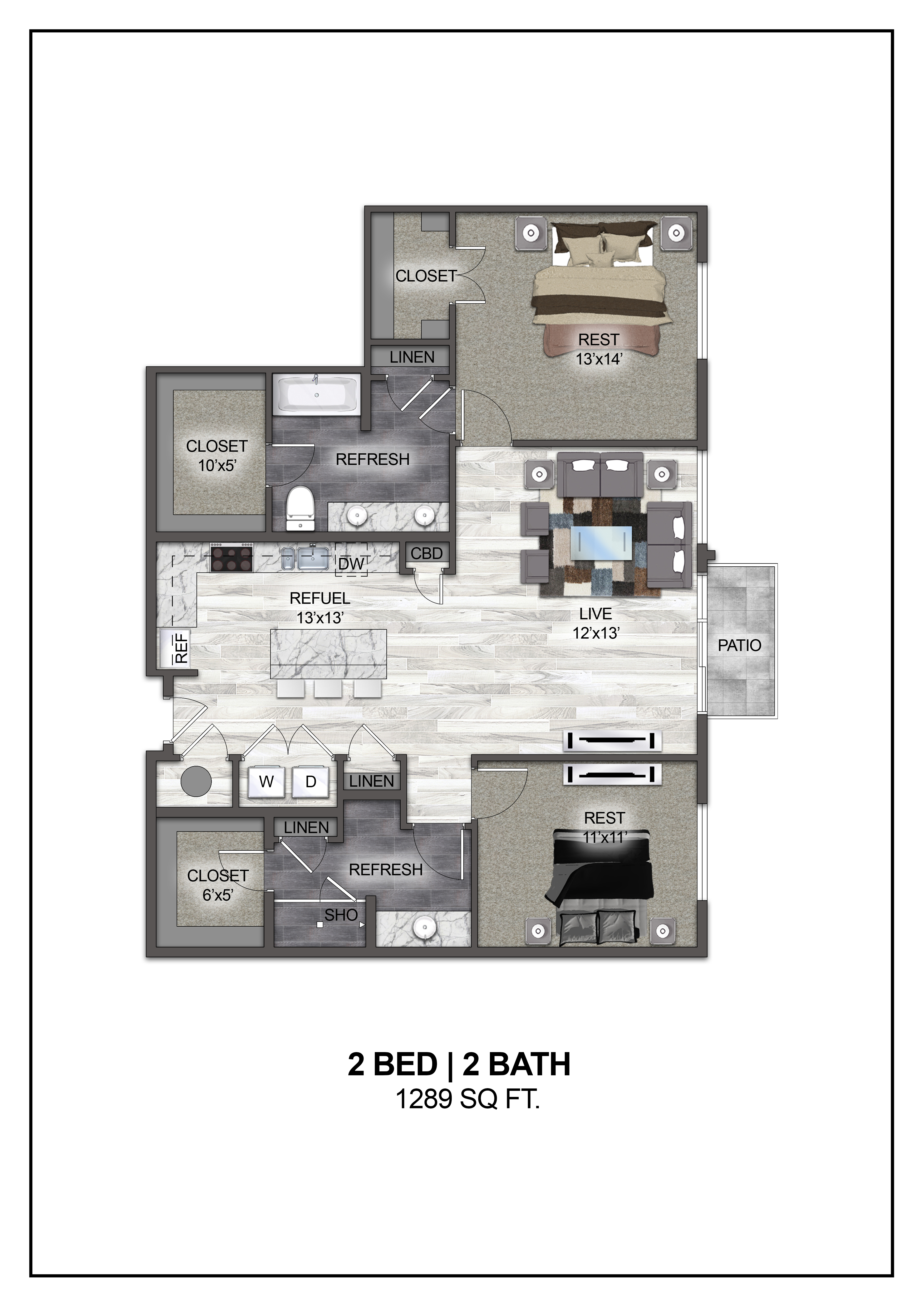 Floor plan layout diagram for B10