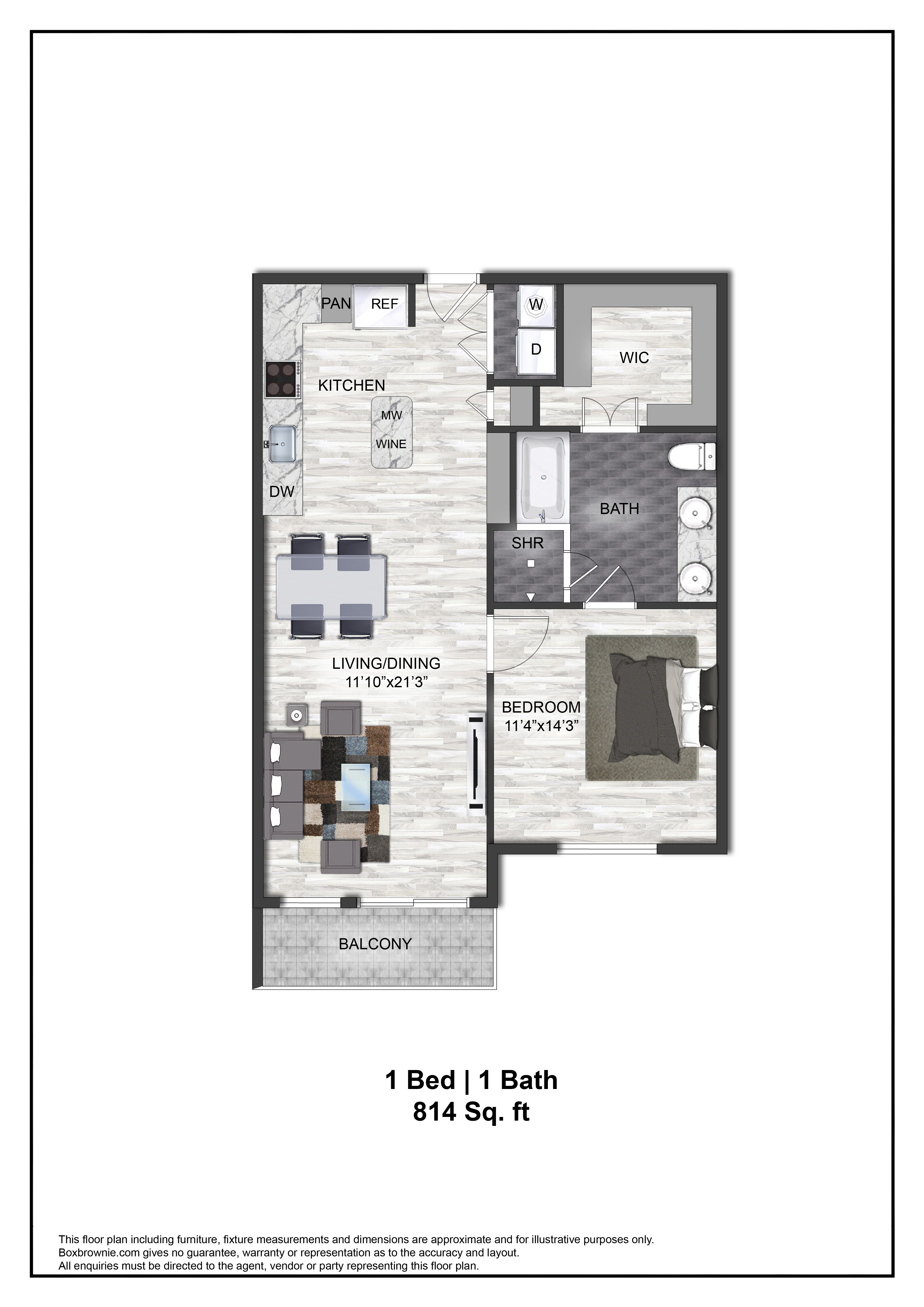Floor plan layout diagram for A9
