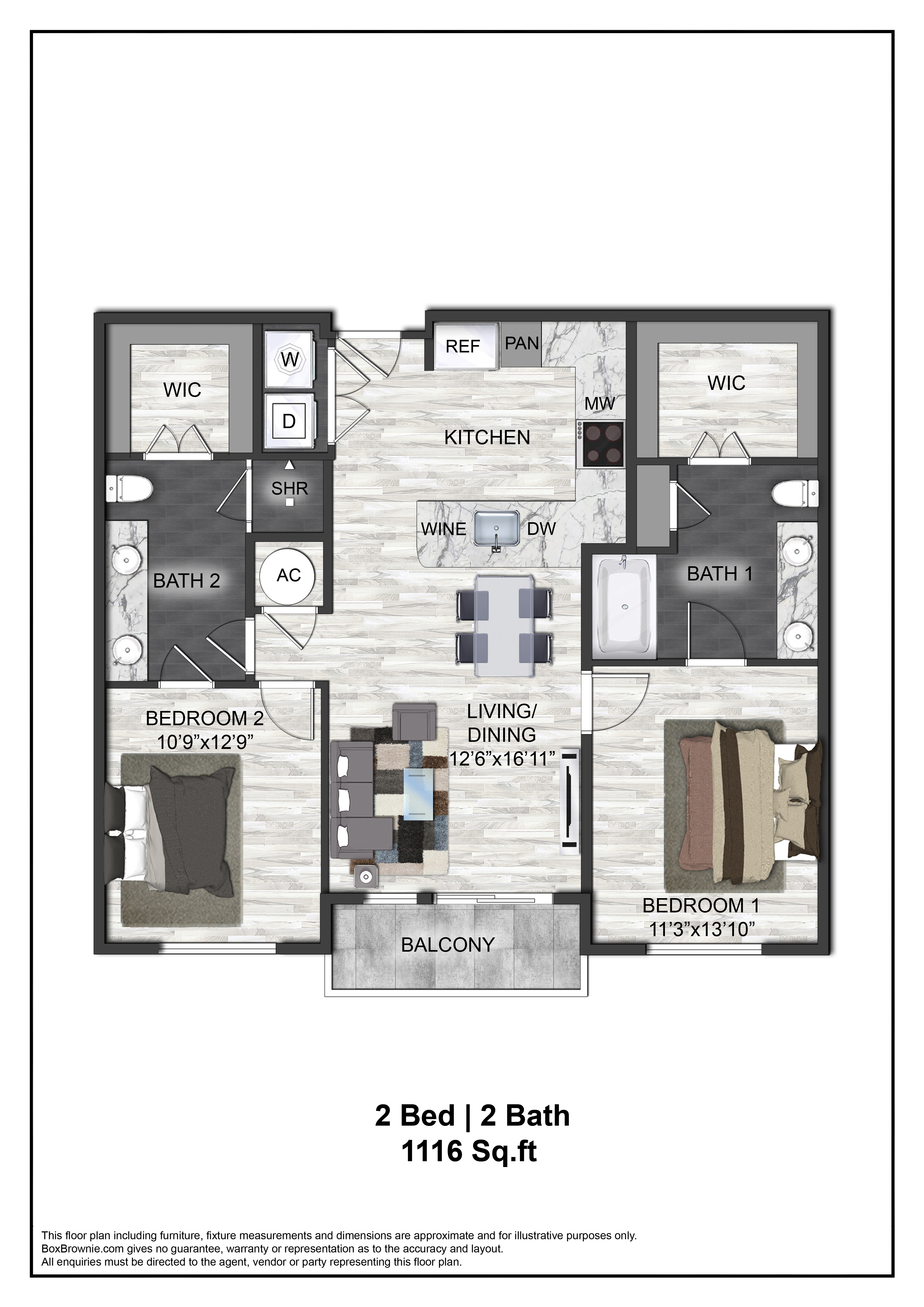 Floor plan layout diagram for B1