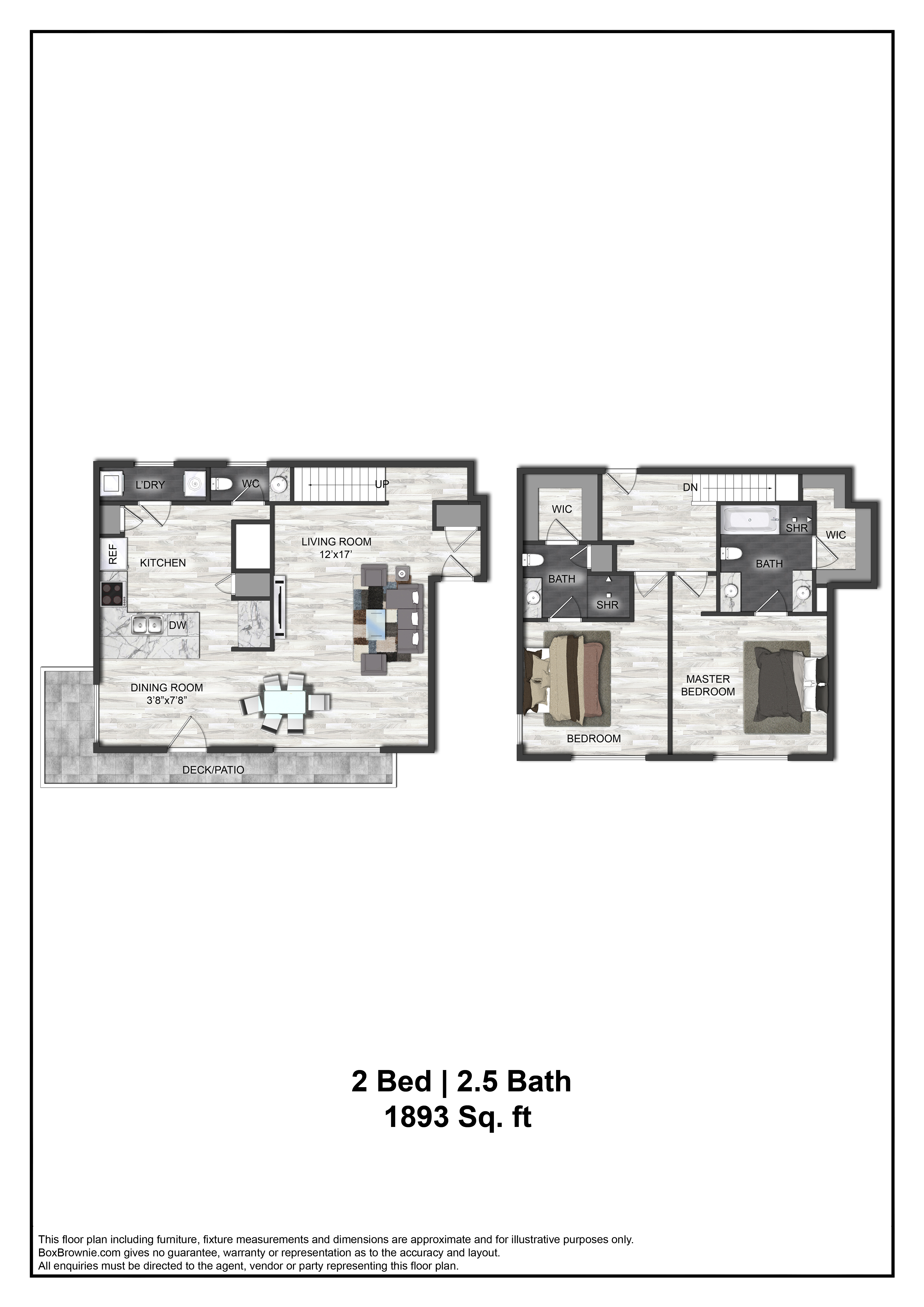 Floor plan layout diagram for B10TH