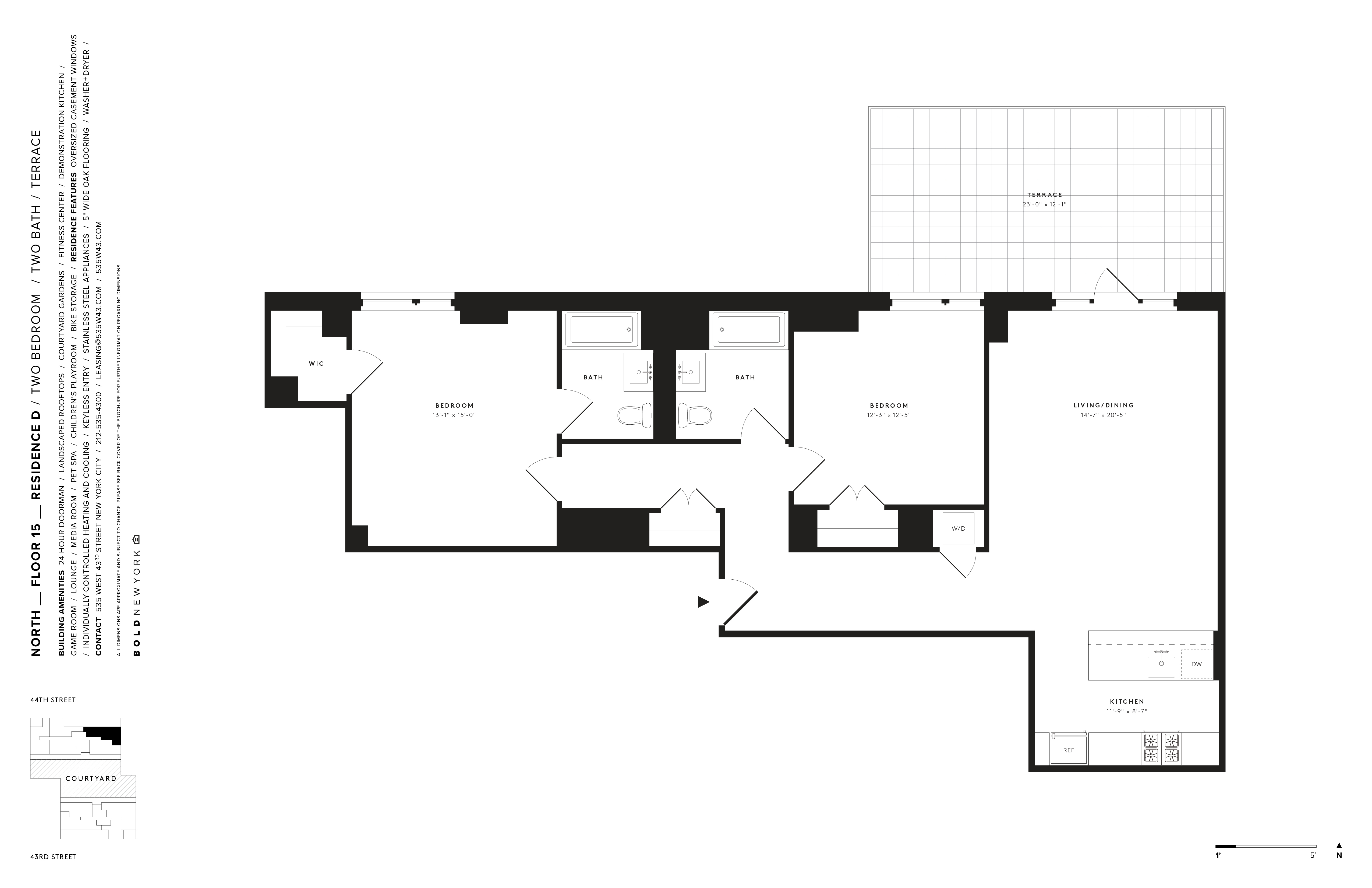 535 W 43rd St, #NO15D