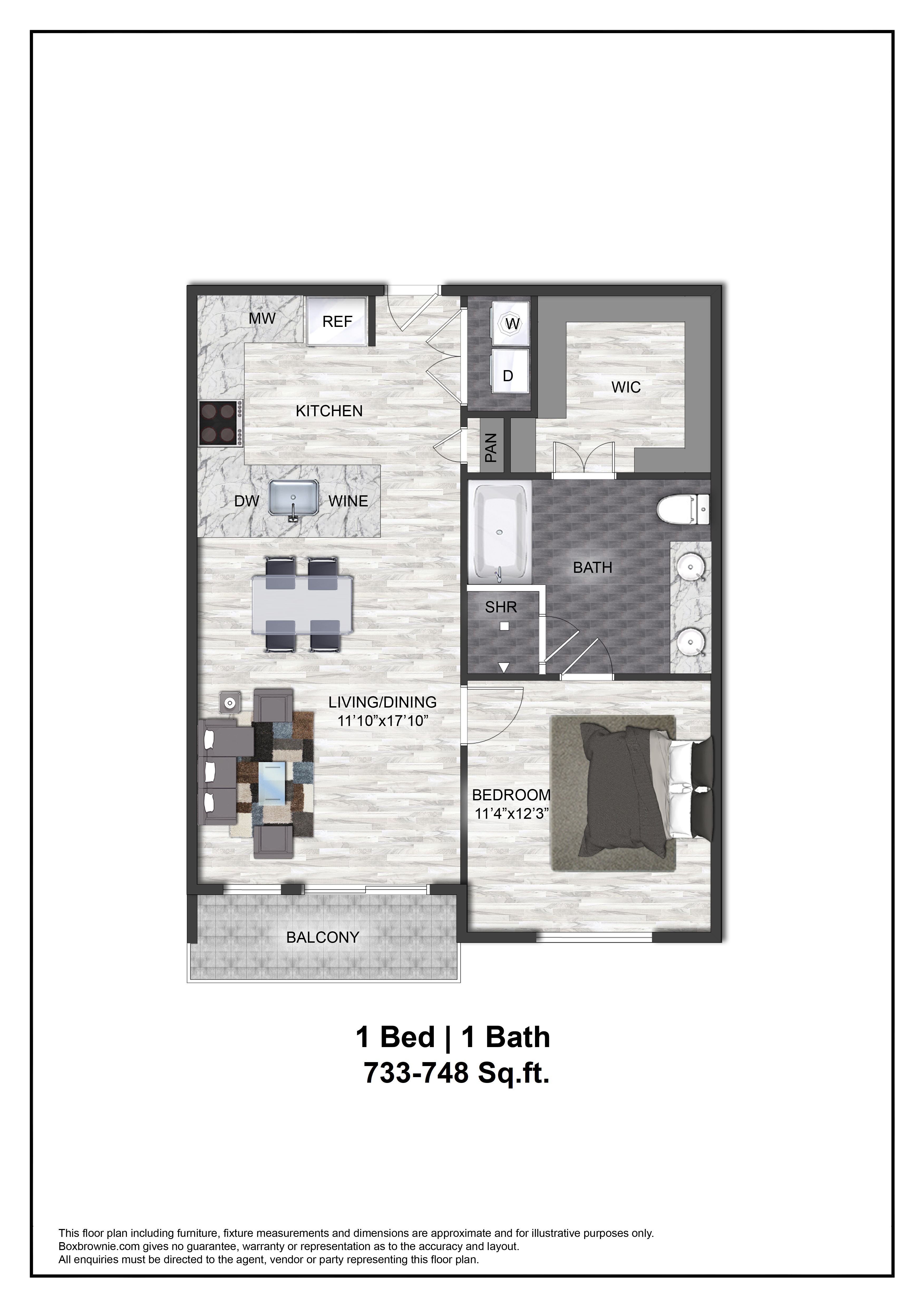 Floor plan layout diagram for A3