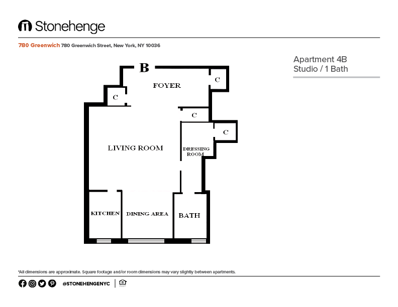 Floor plan layout diagram