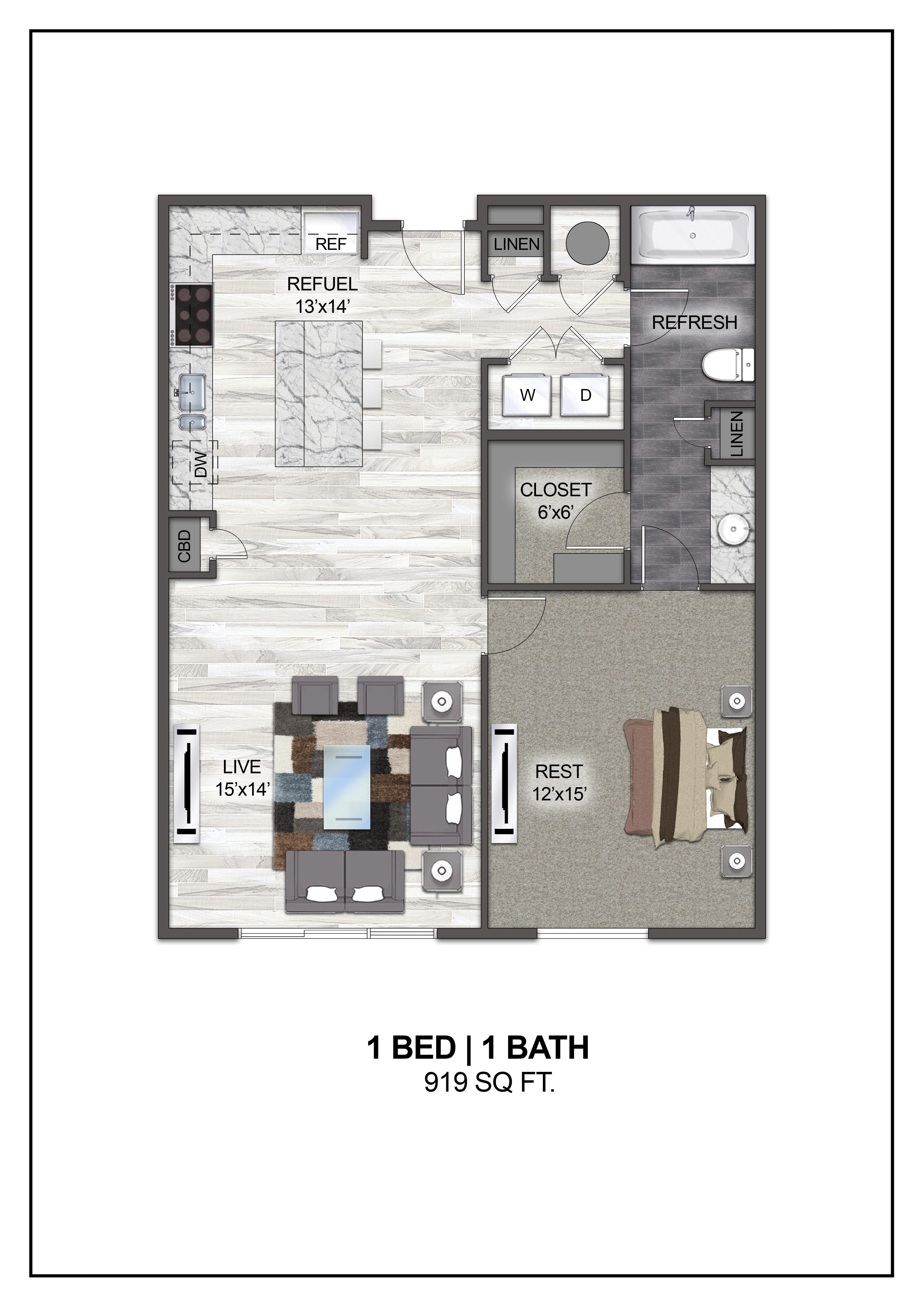 Floor plan layout diagram for A10