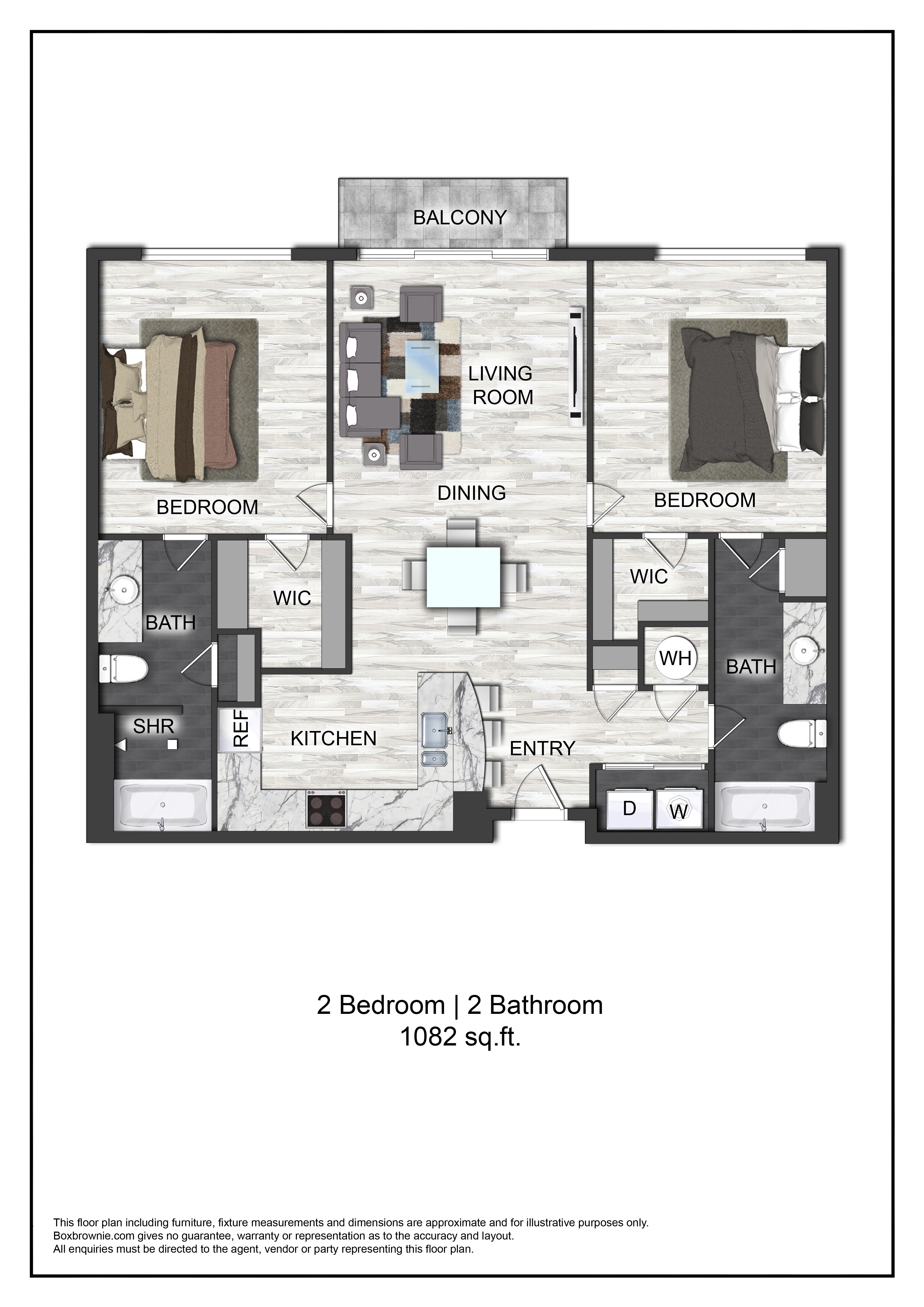 Floor plan layout diagram for B2