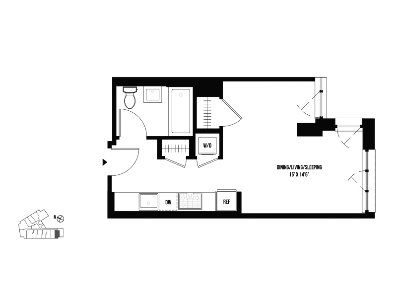 Floor plan layout diagram