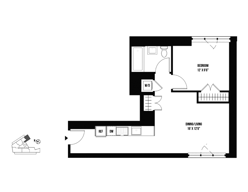 Floor plan layout diagram