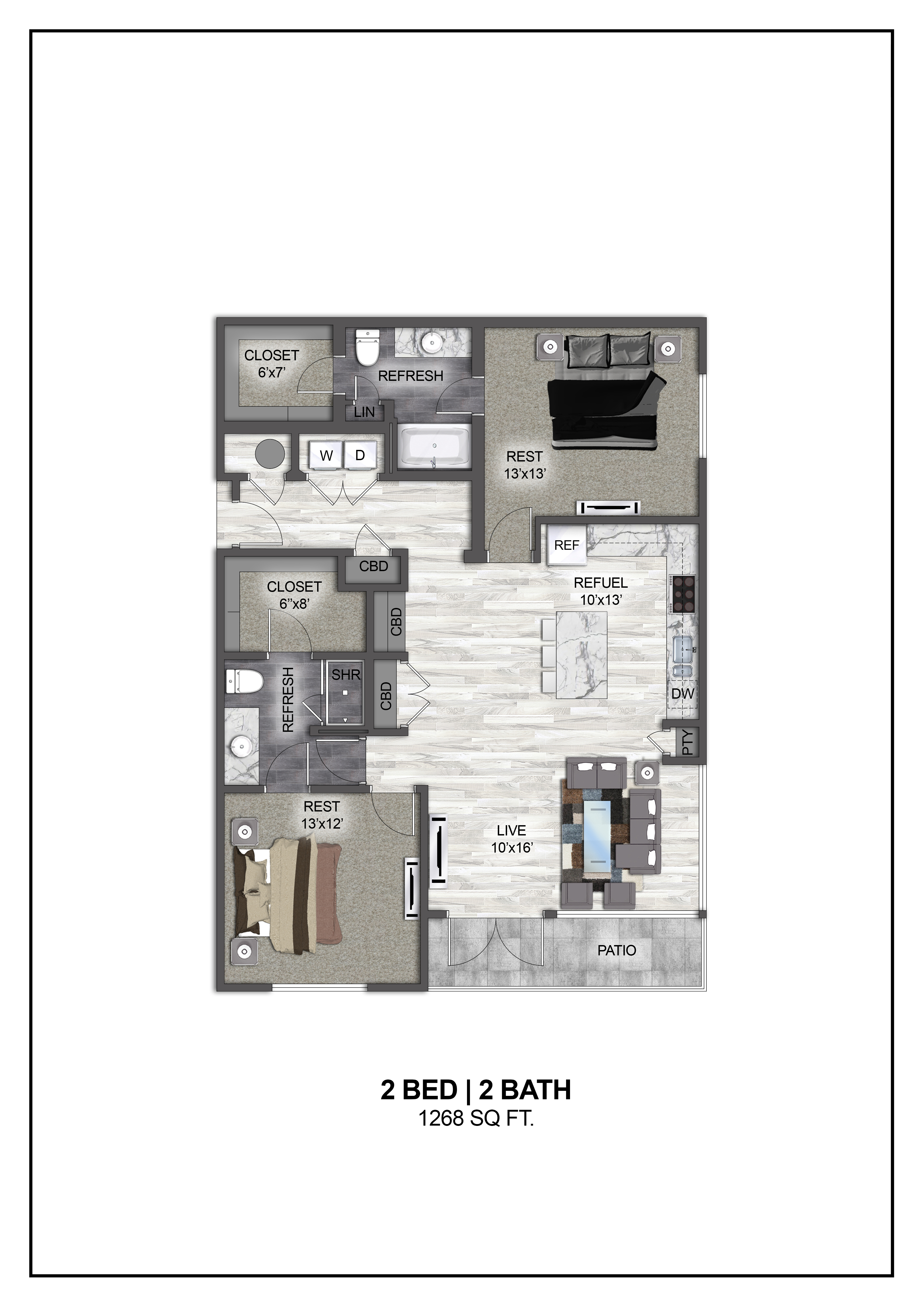 Floor plan layout diagram for B9