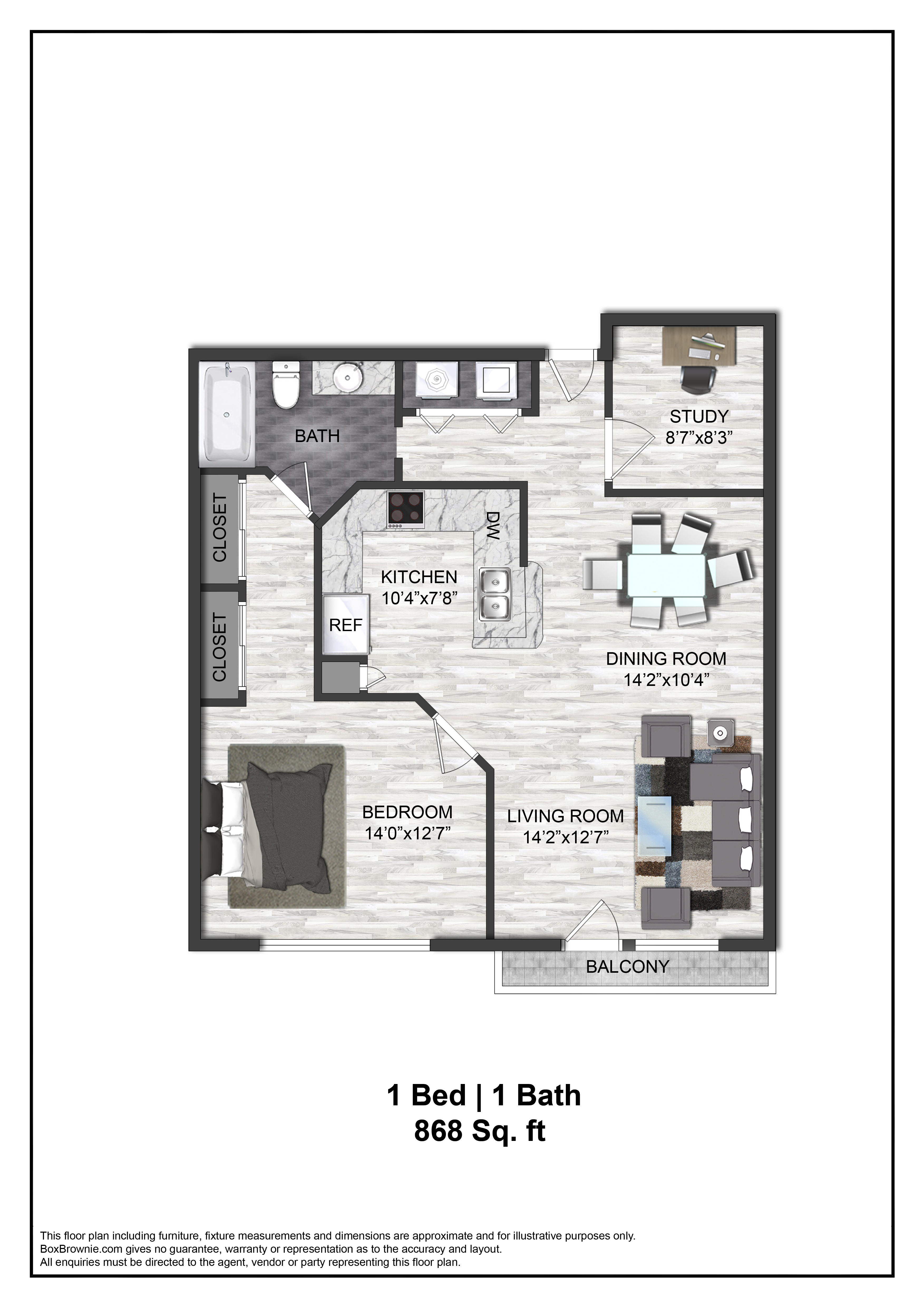 Floor plan layout diagram for A3S