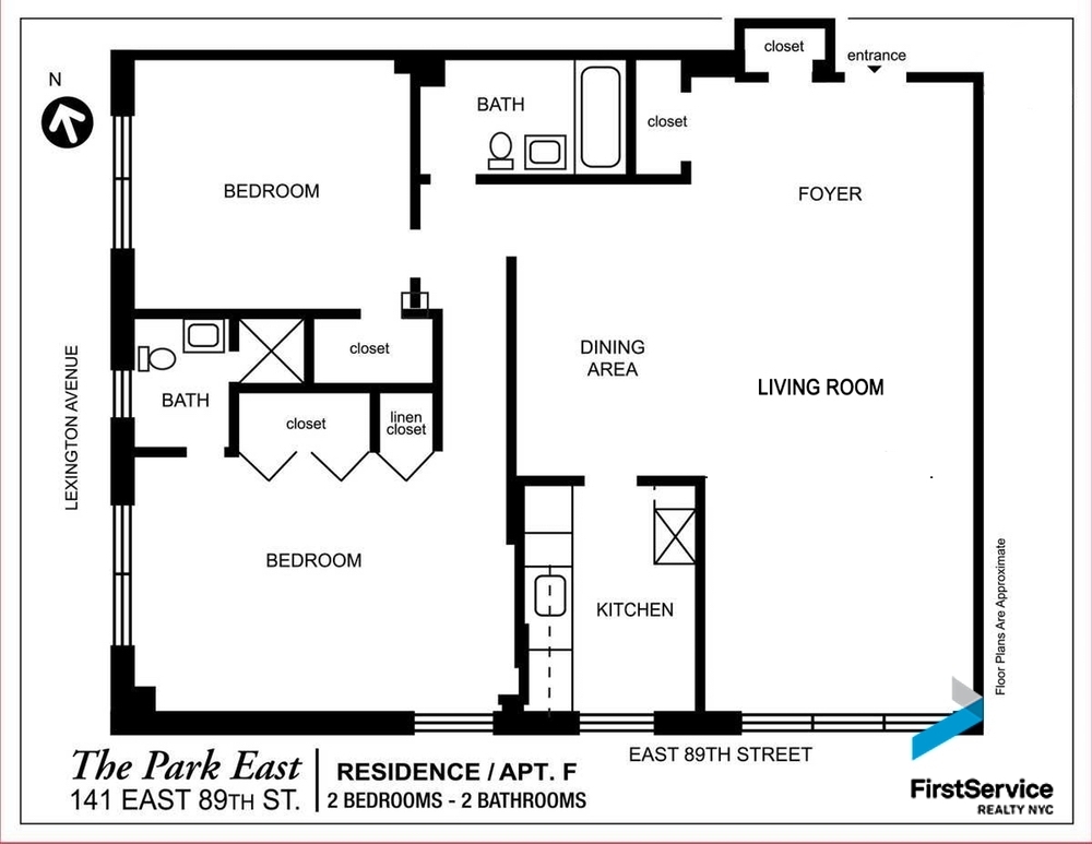 141 East 89th Street 8-F Carnegie Hill New York NY 10128