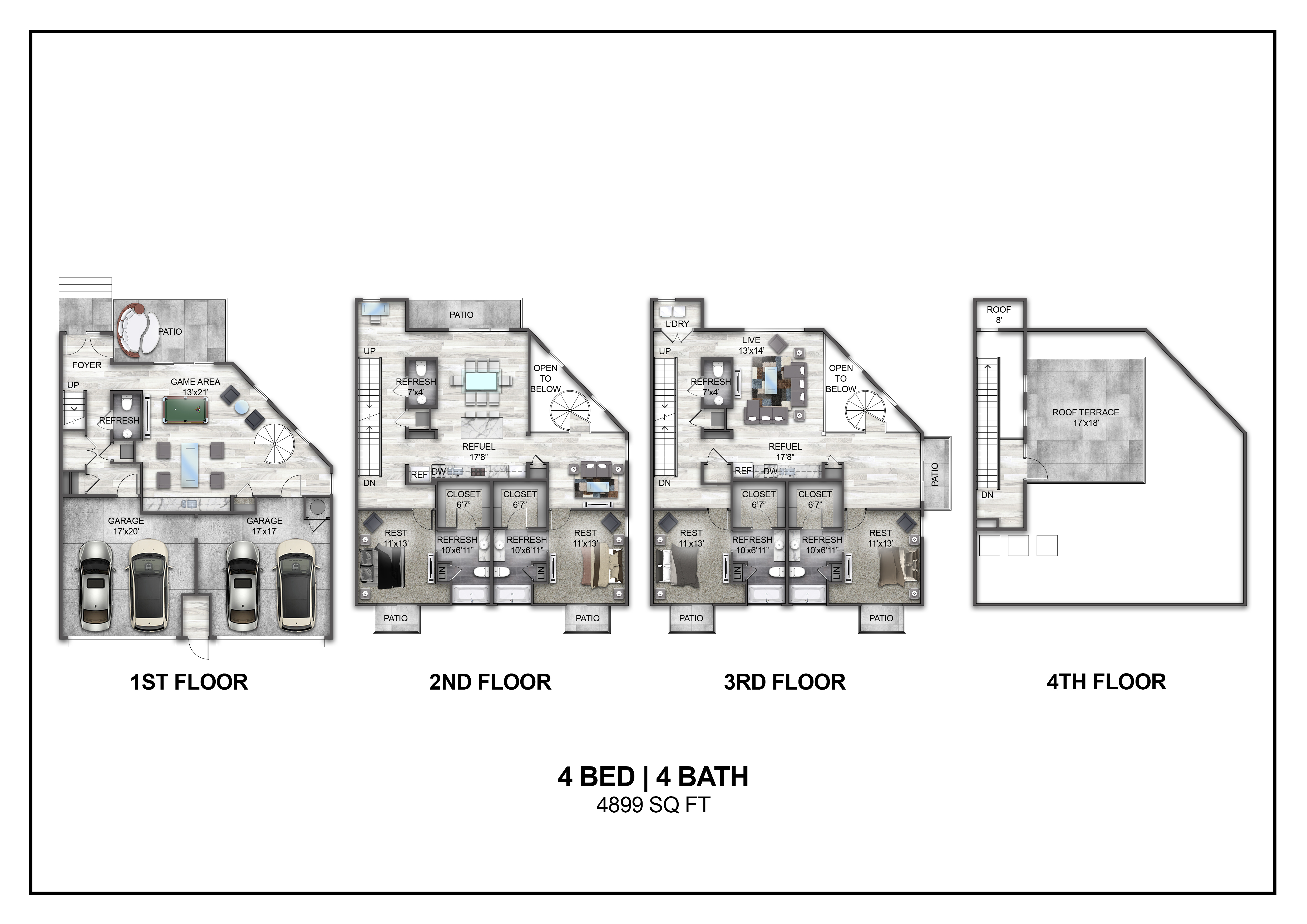 Floor plan layout diagram for D1