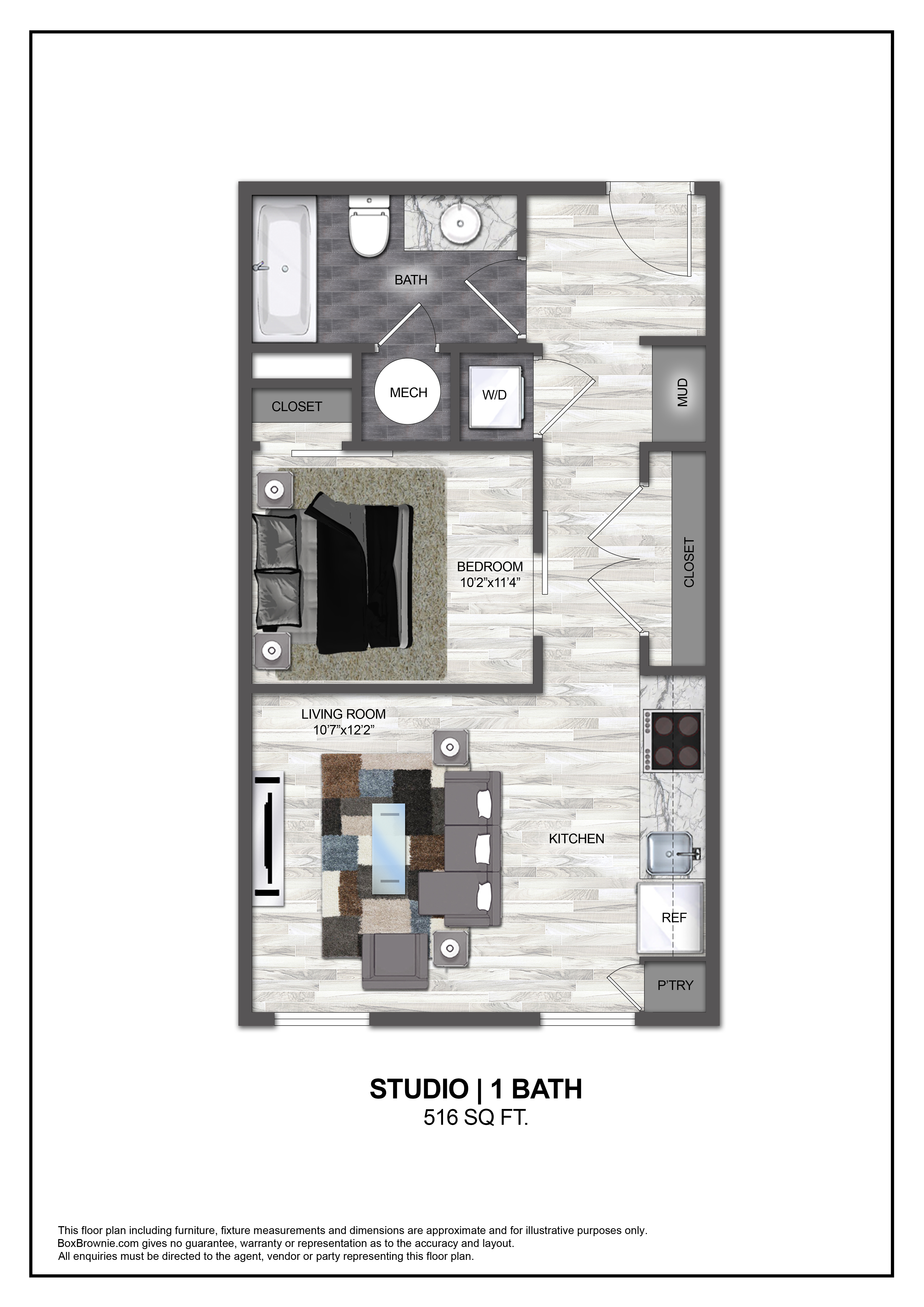 Floor plan layout diagram for E2