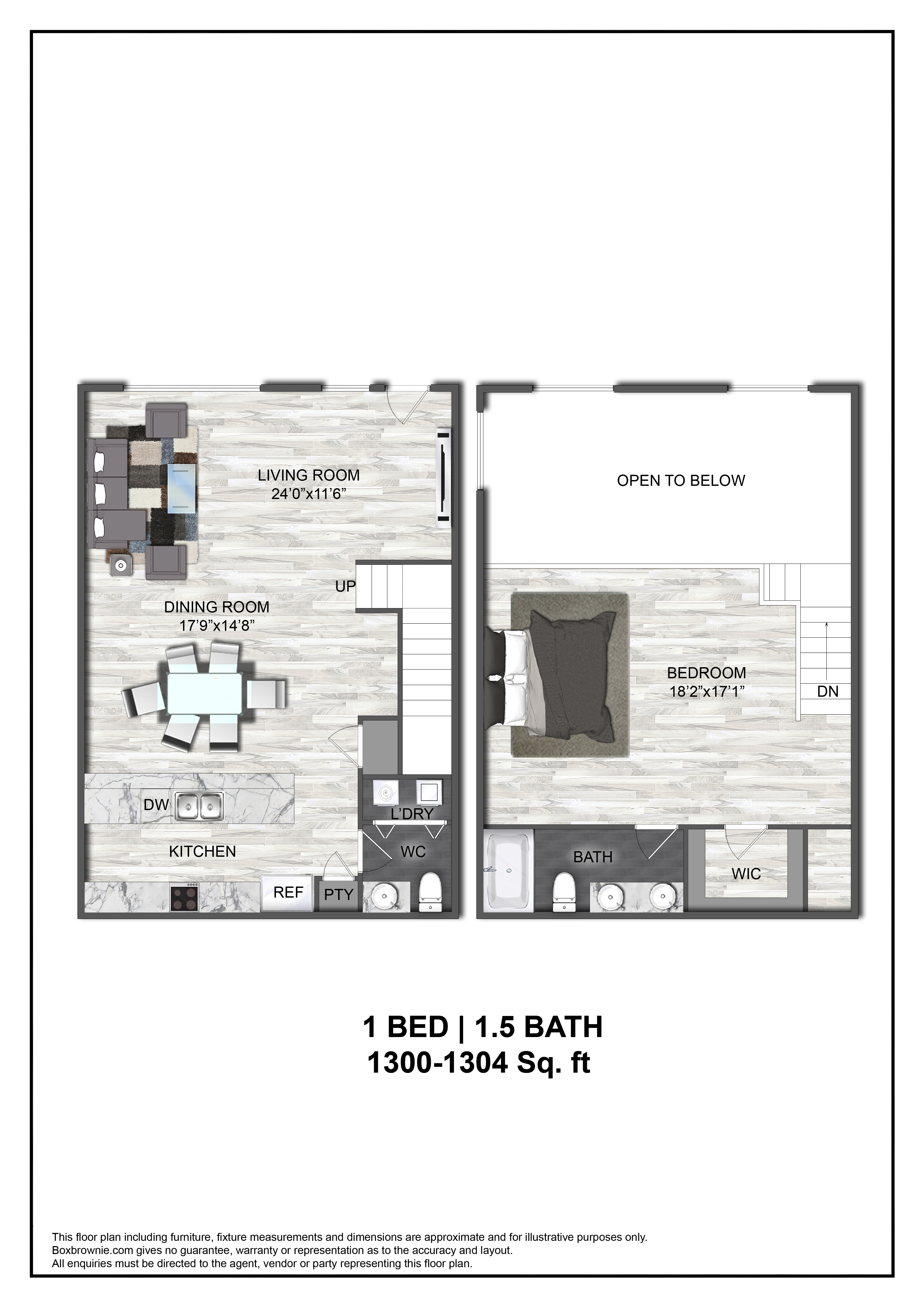 Floor plan layout diagram for A10L